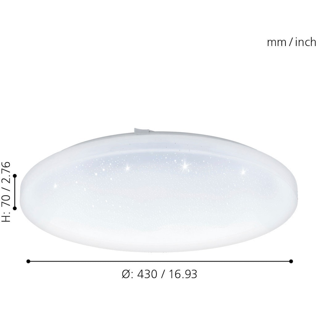 EGLO LED Deckenleuchte »FRANIA-S« Sternenhimmel