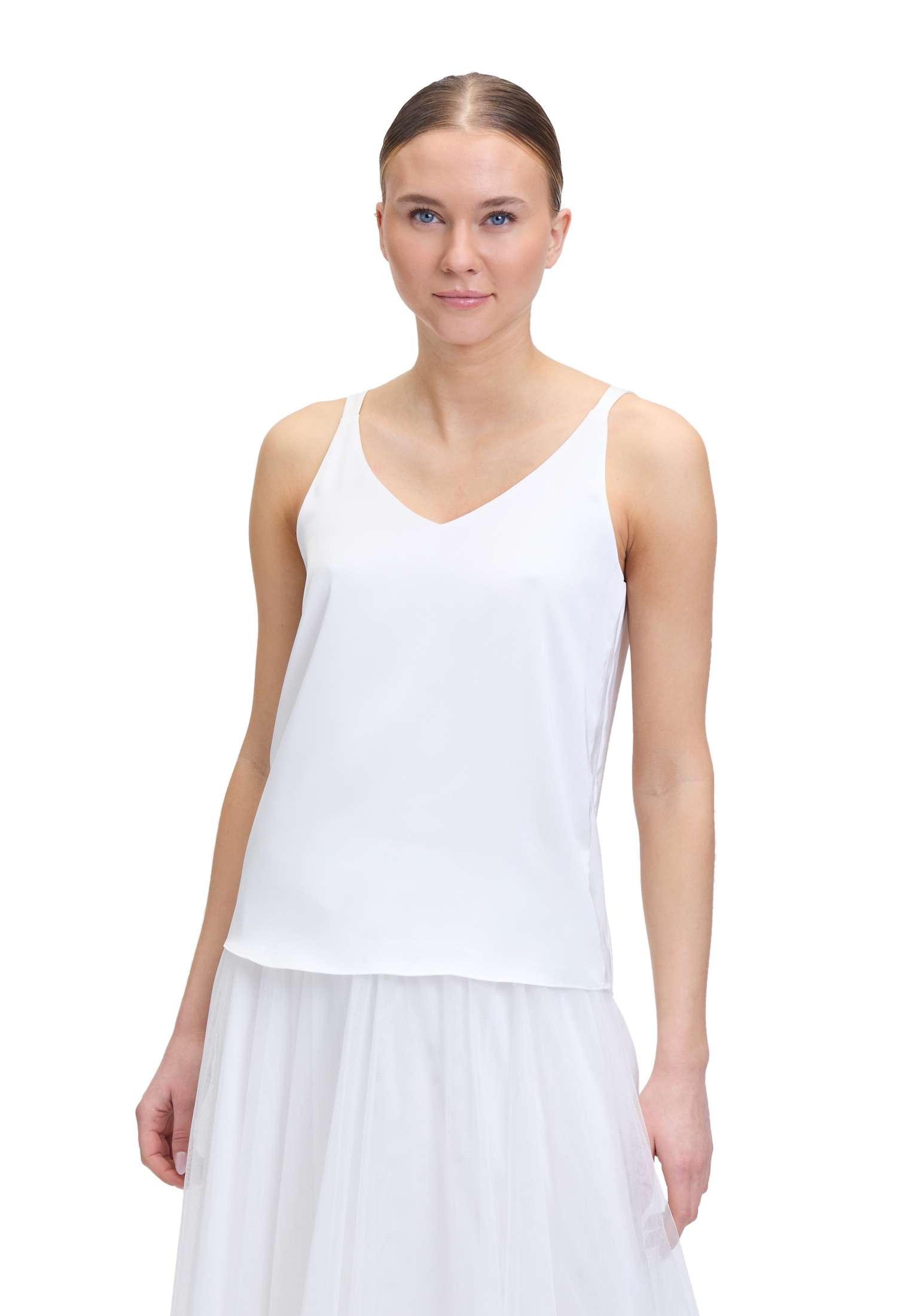 Vera Mont Satinbluse »Satin-Bluse mit V-Ausschnitt«