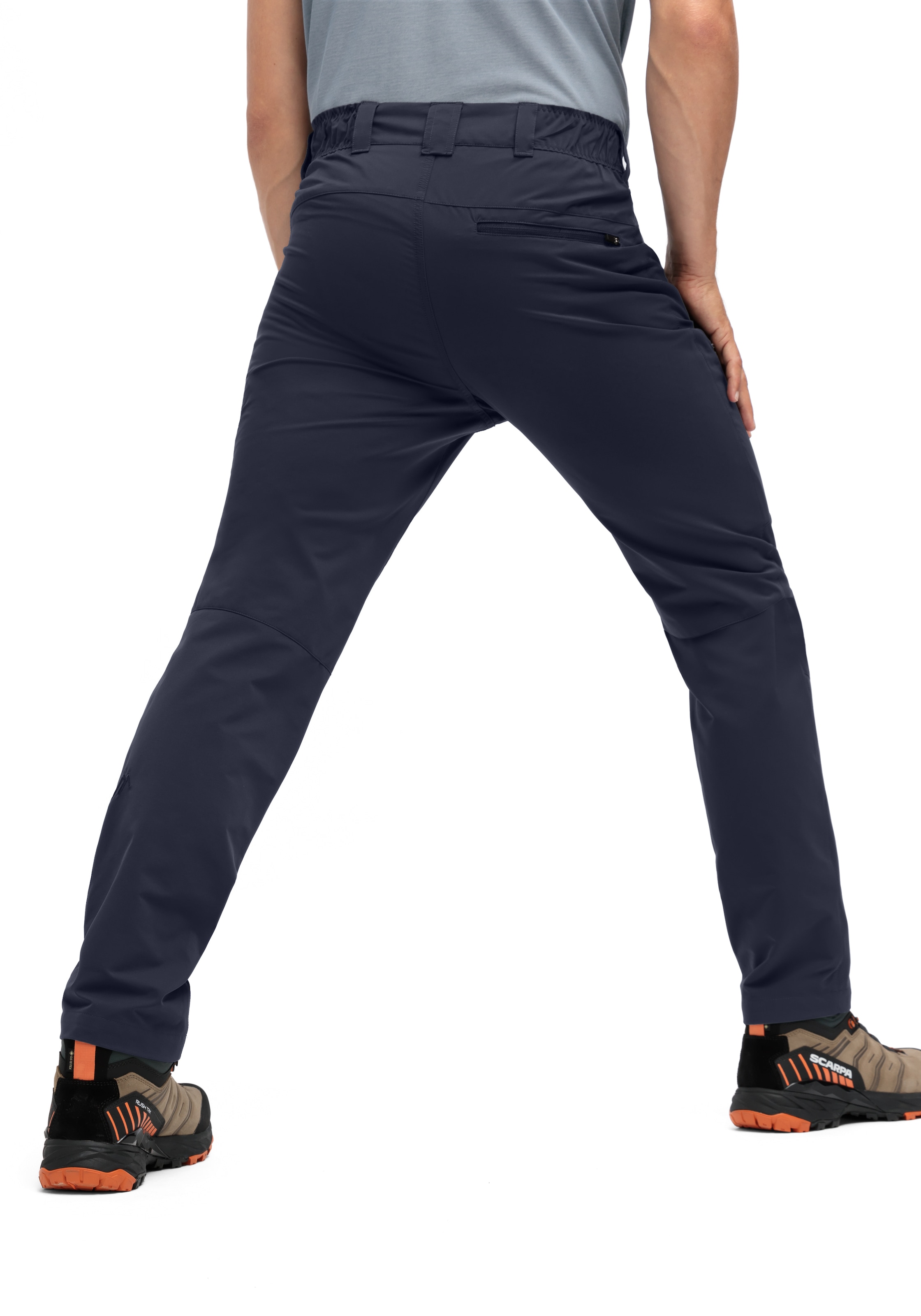 Maier Sports Outdoorhose »Nil Loop«, Herren Wanderhose, Funktionshose mit Taschen + Gürtel, Regular Fit