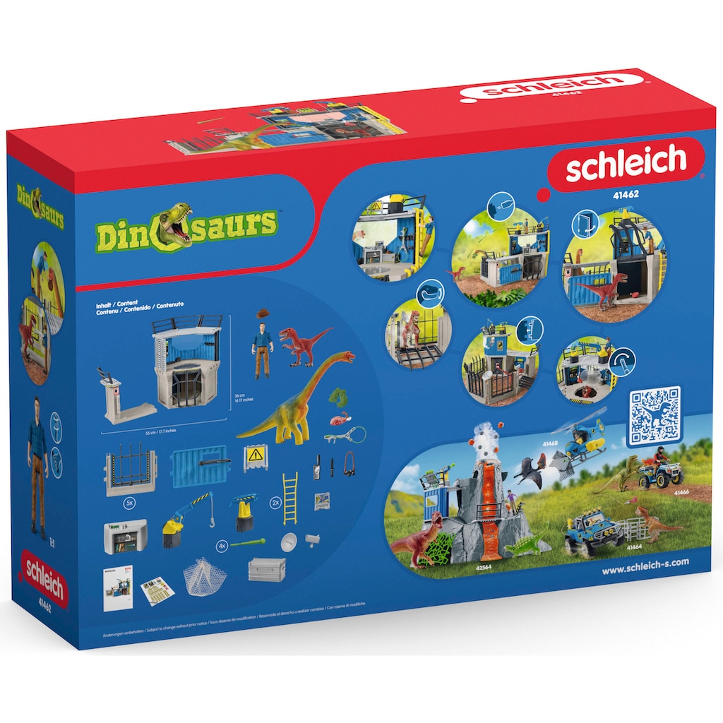 Schleich® Spielwelt »DINOSAURS, Große Dino-Forschungsstation (41462)«, (Set)