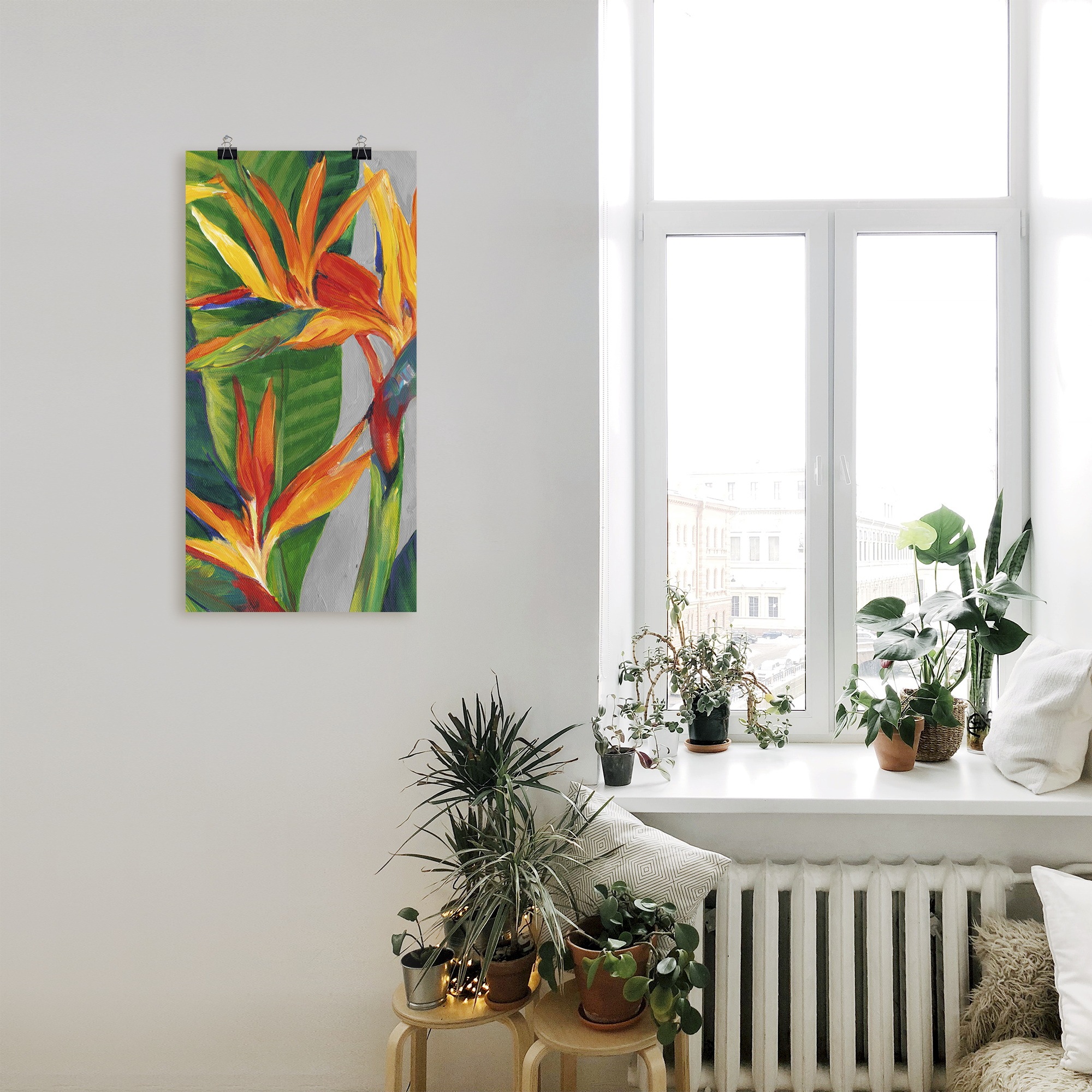 Artland Wandbild »Paradiesvogel II«, Pflanzen, (1 St.), als Alubild, Outdoorbild, Leinwandbild, Poster in verschied. Größen