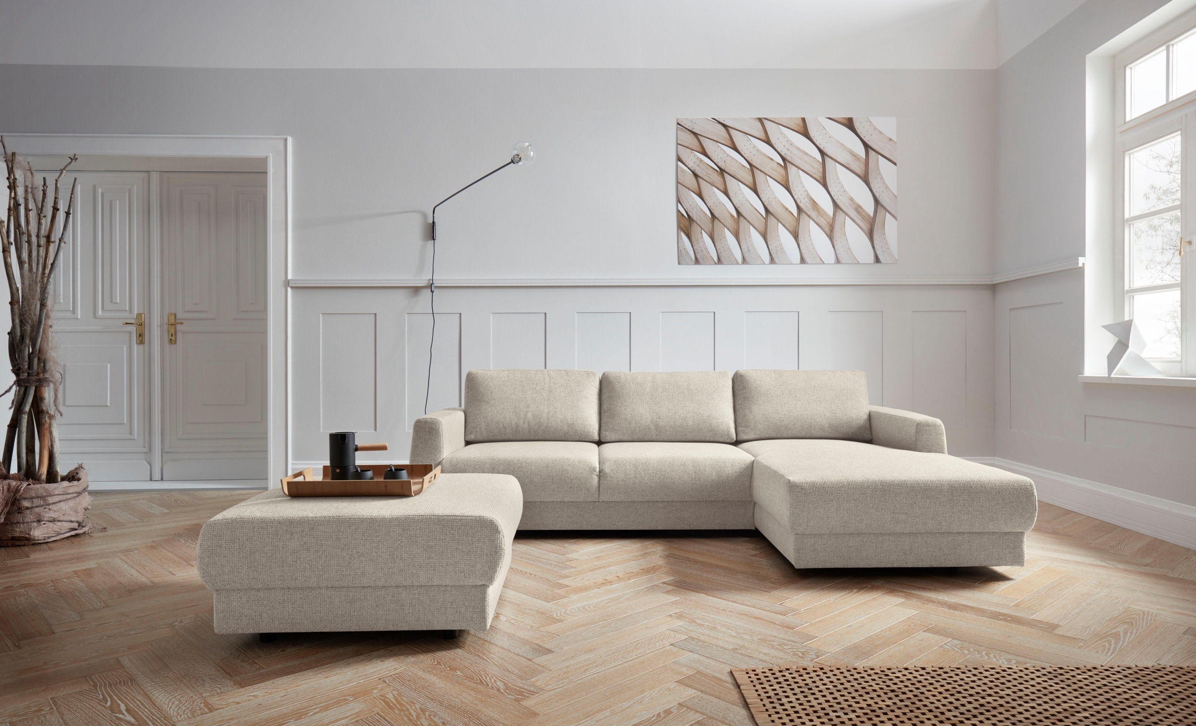 andas Ecksofa »Hobro L-Form«, in 3 Bezugsqualitäten in vielen Farben, Design by Morten Georgsen