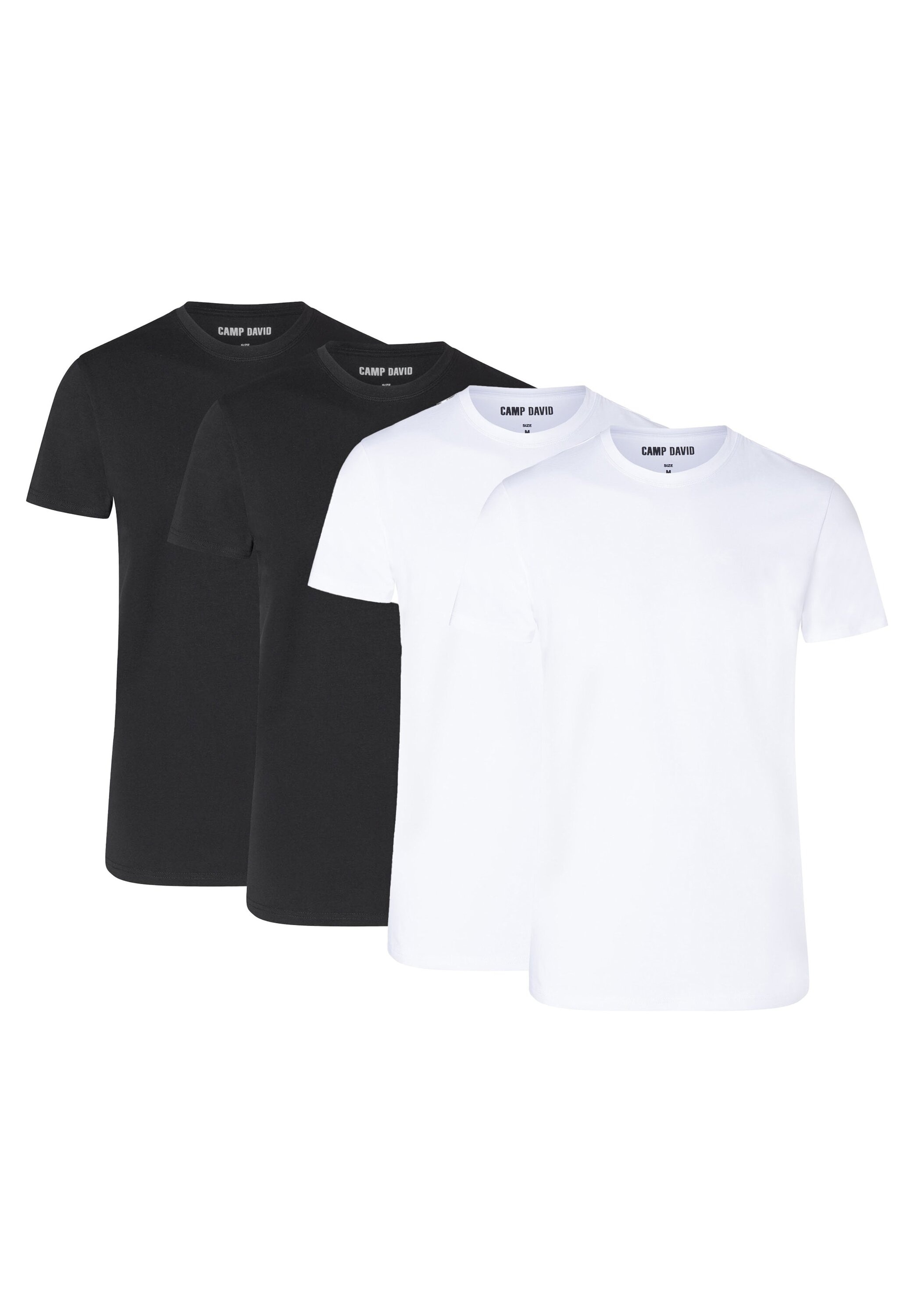 CAMP DAVID T-Shirt »T-Shirt 4er Pack«