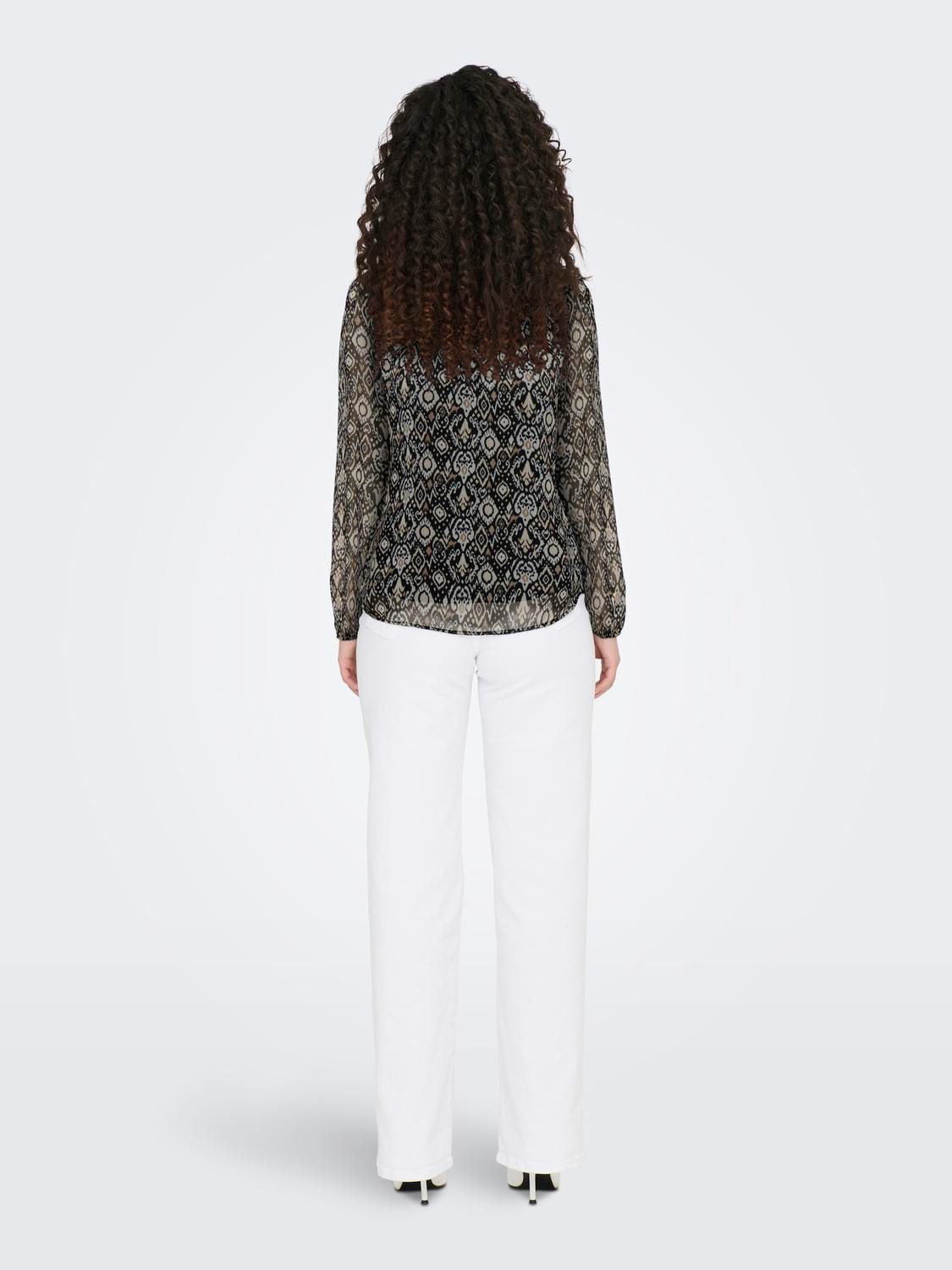 ONLY Chiffonbluse »ONLDITSY L/S BLOUSE WVN«