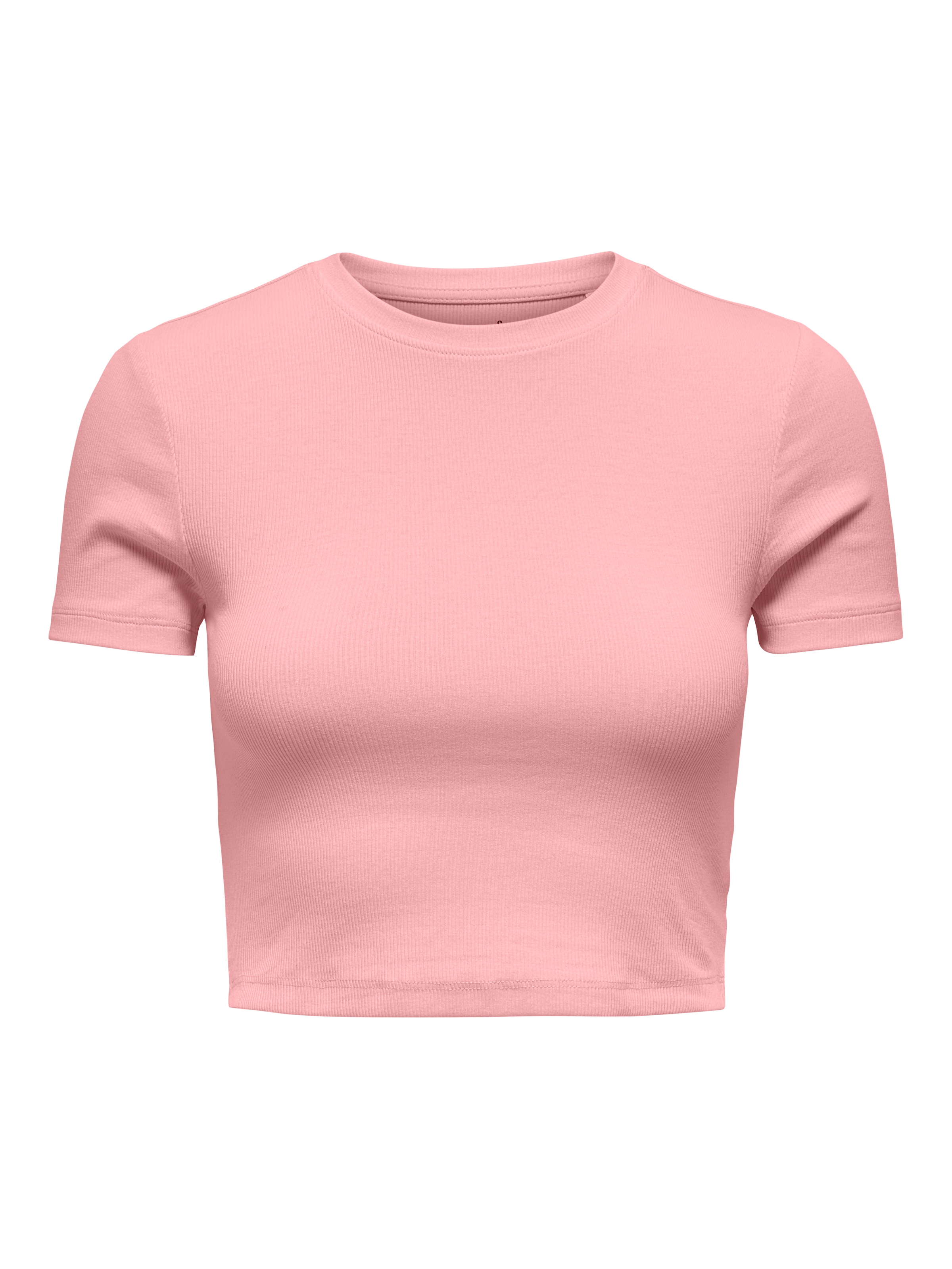 ONLY Kurzarmshirt »ONLBETTY S/S O-NECK SHORT TOP CC JRS« softe Jerseyqualität