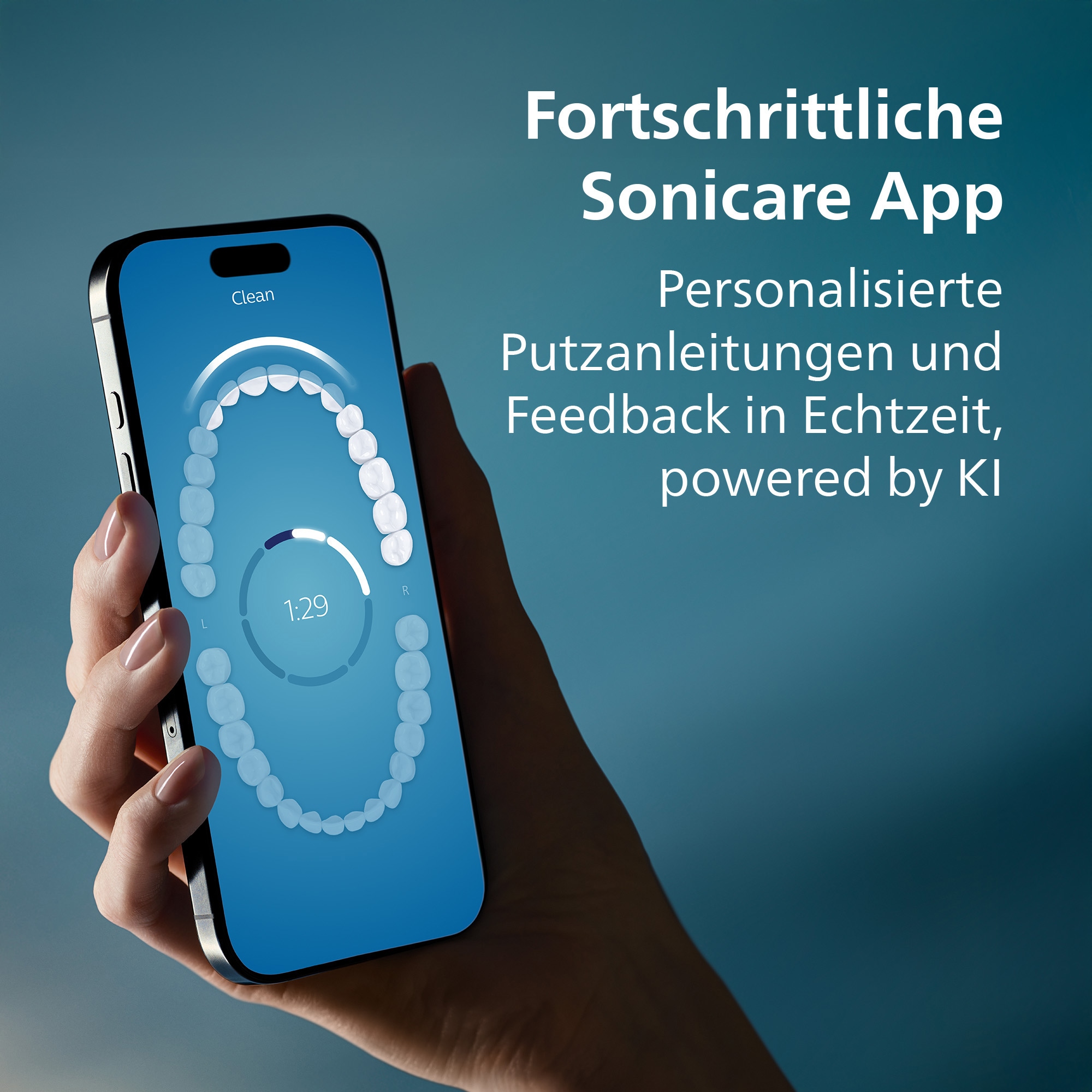 Philips Sonicare Elektrische Zahnbürste »DiamondClean Prestige 9900 HX9992« 2 Stk. Aufsteckbürsten mit integriertem Drucksensor, 5 Putzprogramme, inkl. Ladeetui