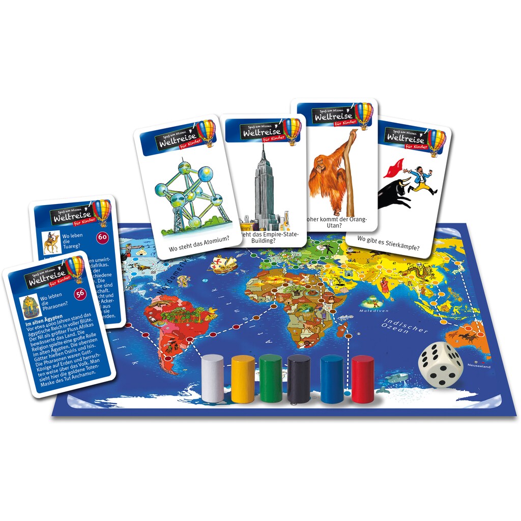 Noris Spiel »Spaß am Wissen - Weltreise für Kinder«