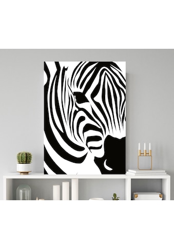 queence Metallbild »Zebra«, Zebras, (1 St.), Stahlschilder kaufen