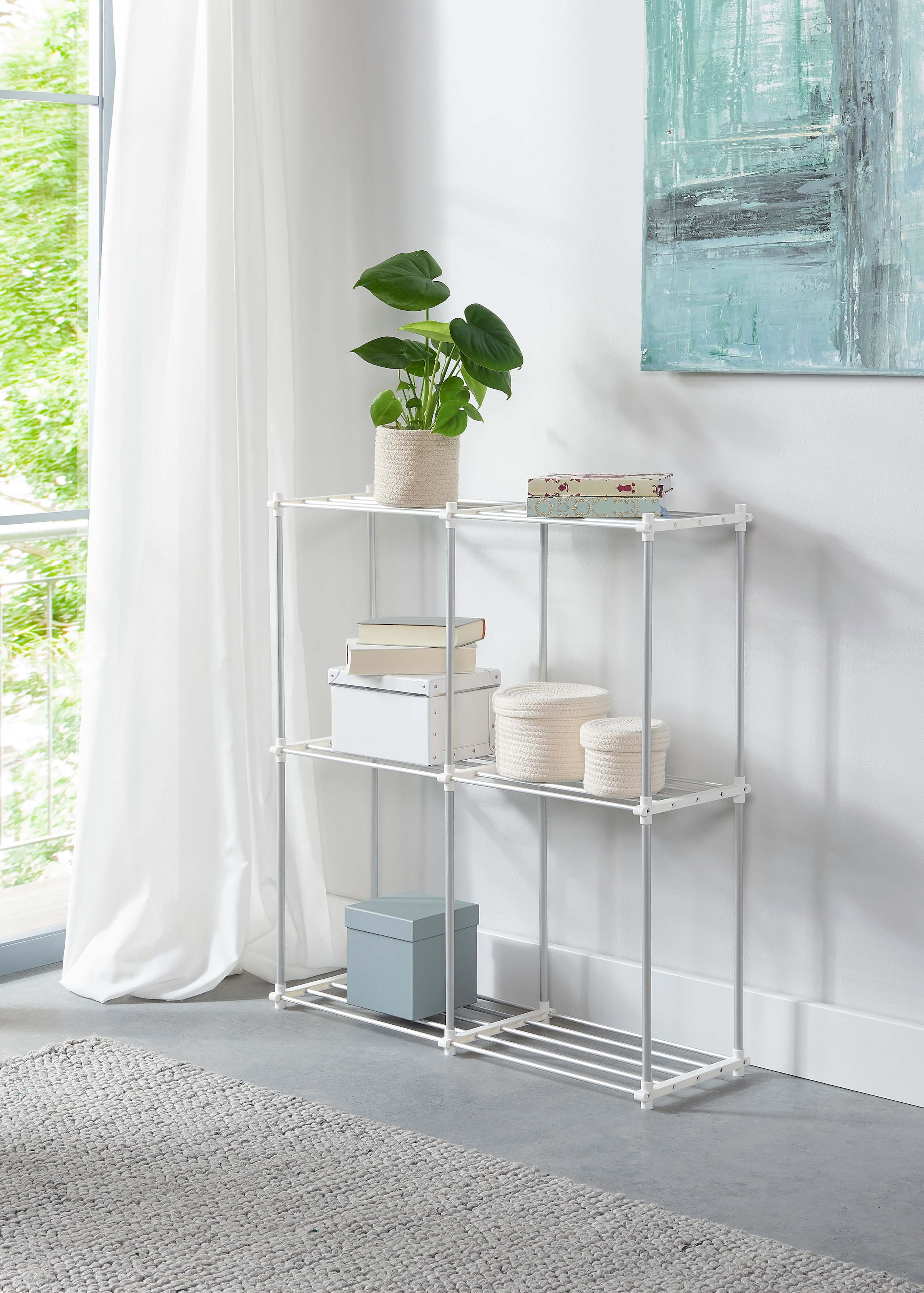 Ruco Ablageregal »"Quattro"« Aufbewahrungsregal, leicht montierbar, Made in Germany