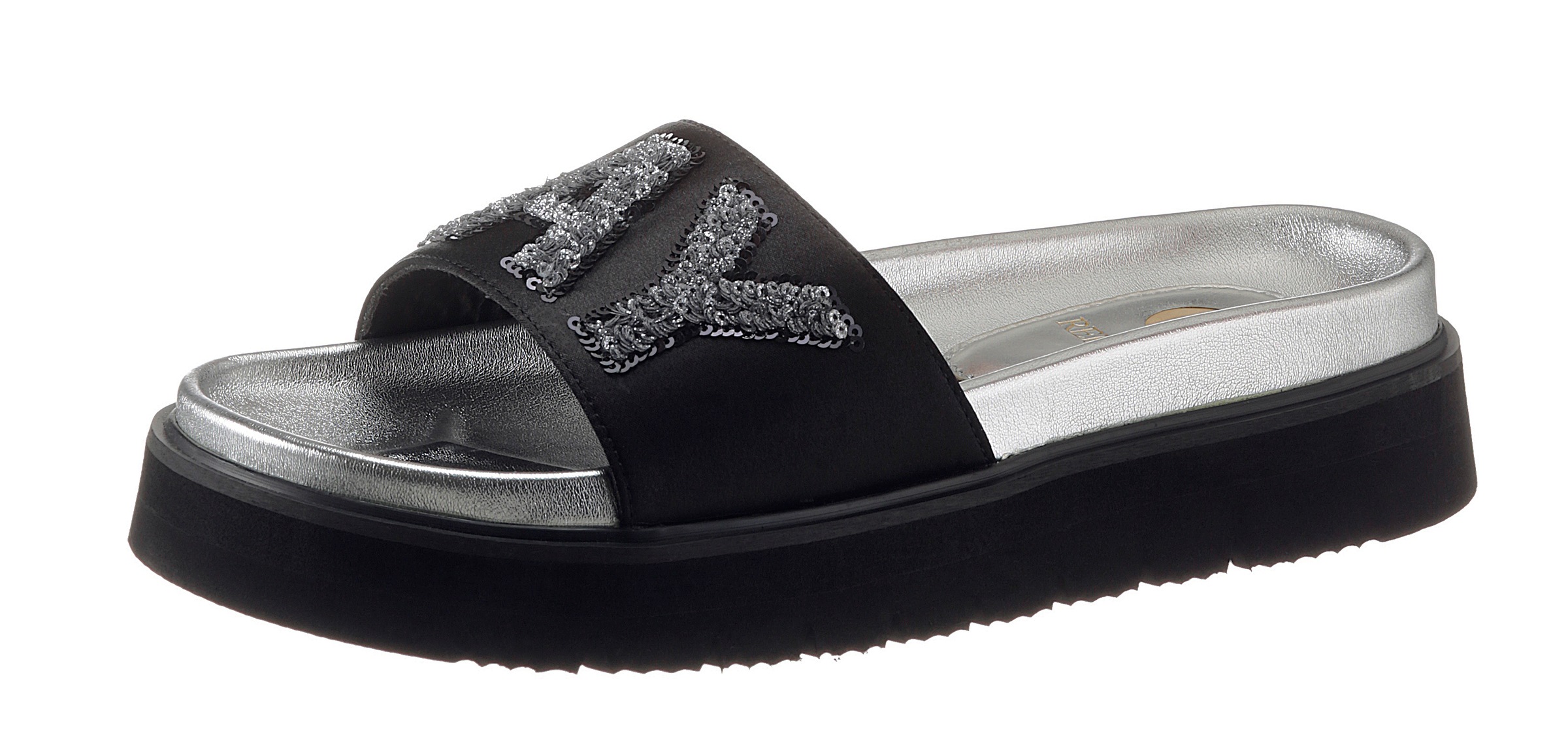 Replay Pantolette »WIKIEUP«, mit Metallic-Innensohle