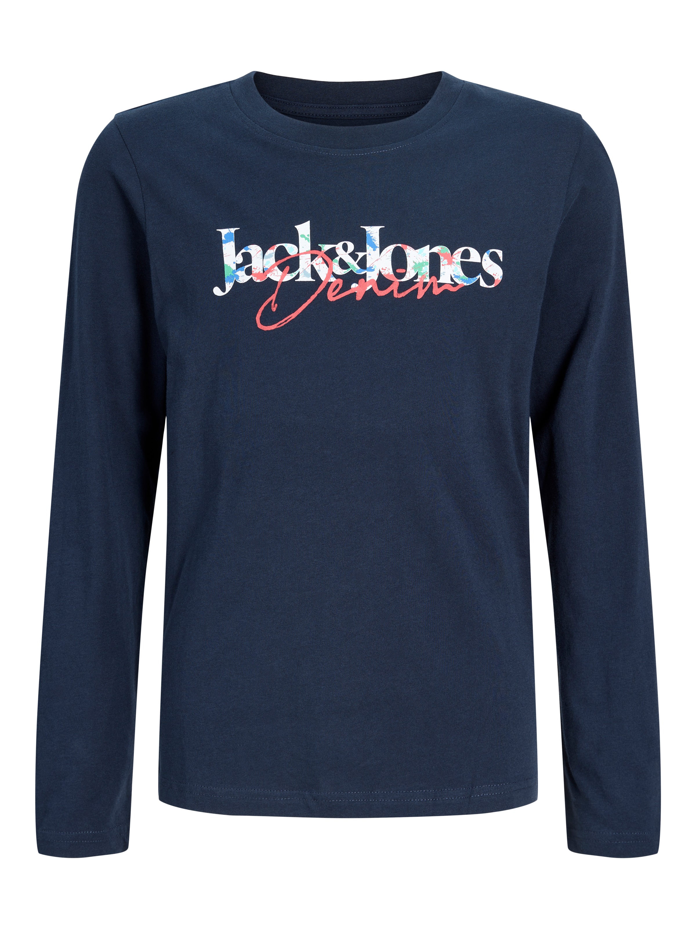Jack & Jones Junior Langarmshirt »JJTOM TEE LS CREW NECK JNR« Baumwolle, regular fit