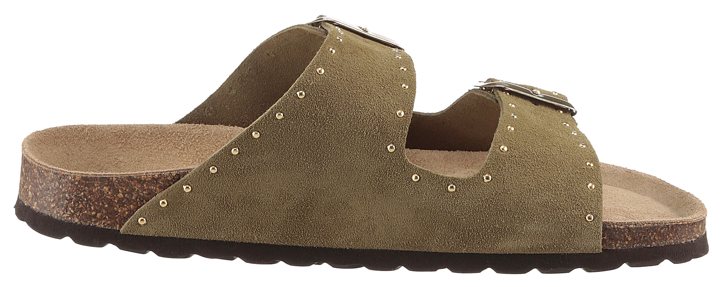 Aniston SHOES Pantolette, Sommerschuh, Strandschuh, Nieten - NEUE KOLLEKTION