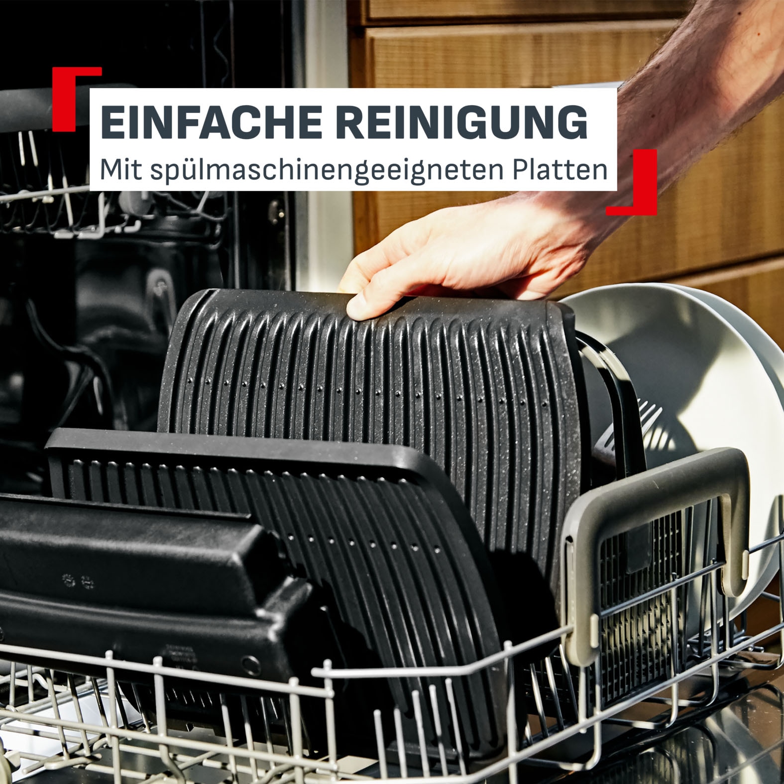 Tefal Kontaktgrill »OptiGrill Elite XL, spülmaschinengeeignete Platten« 2200 W Countdown zum Grillergebnis, Grillboost für Grillstreifen, GC760D