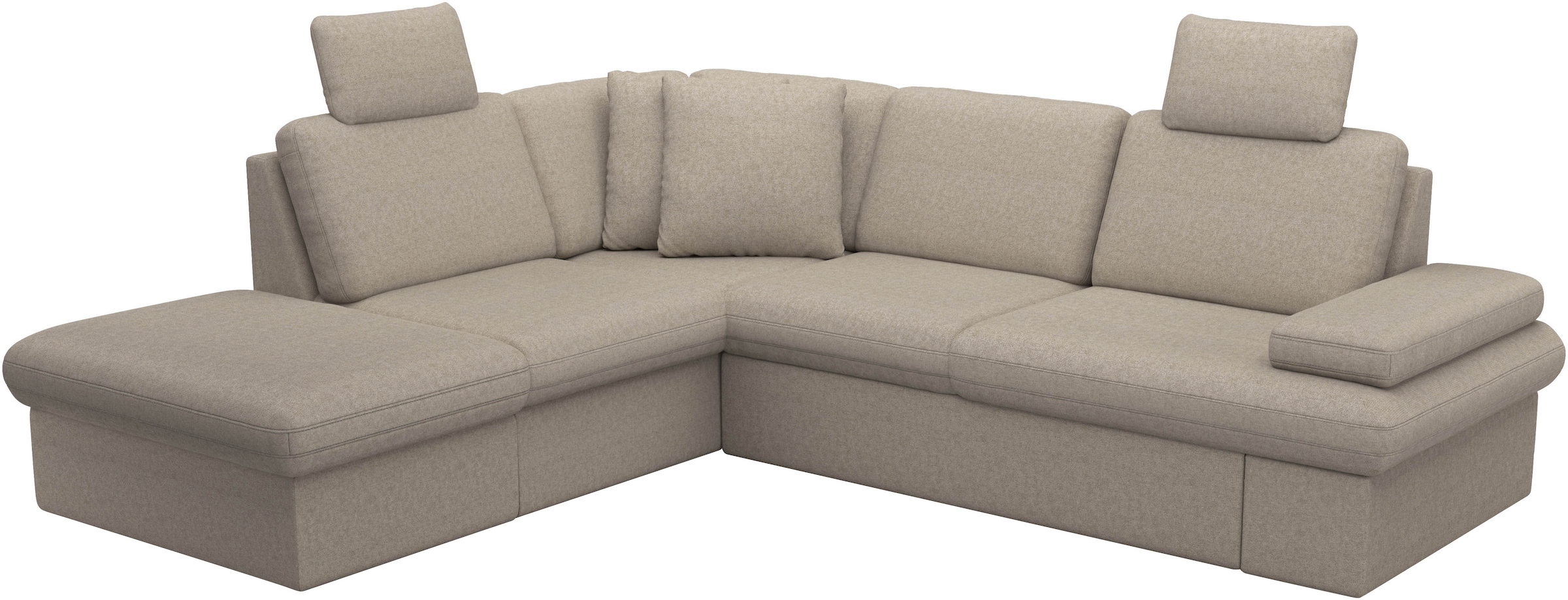 sit&more Ecksofa »Moreno«, mit Armteilverstellung,wahlweise mit Bettfunktion
