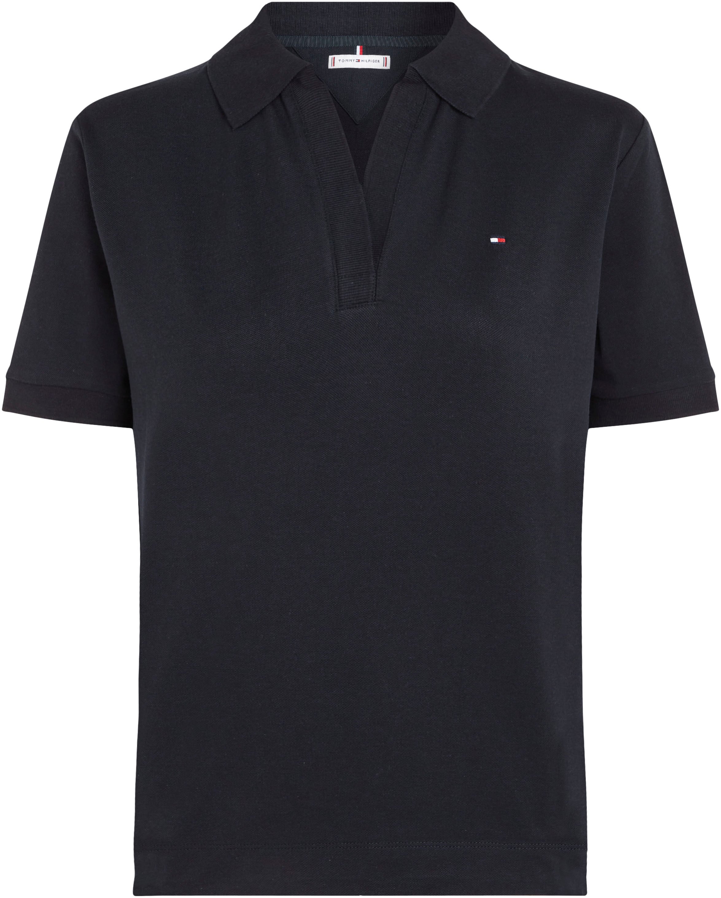 Tommy Hilfiger Poloshirt »RLX OPEN PLACKET LYOCELL POLO SS«, mit Logostickerei