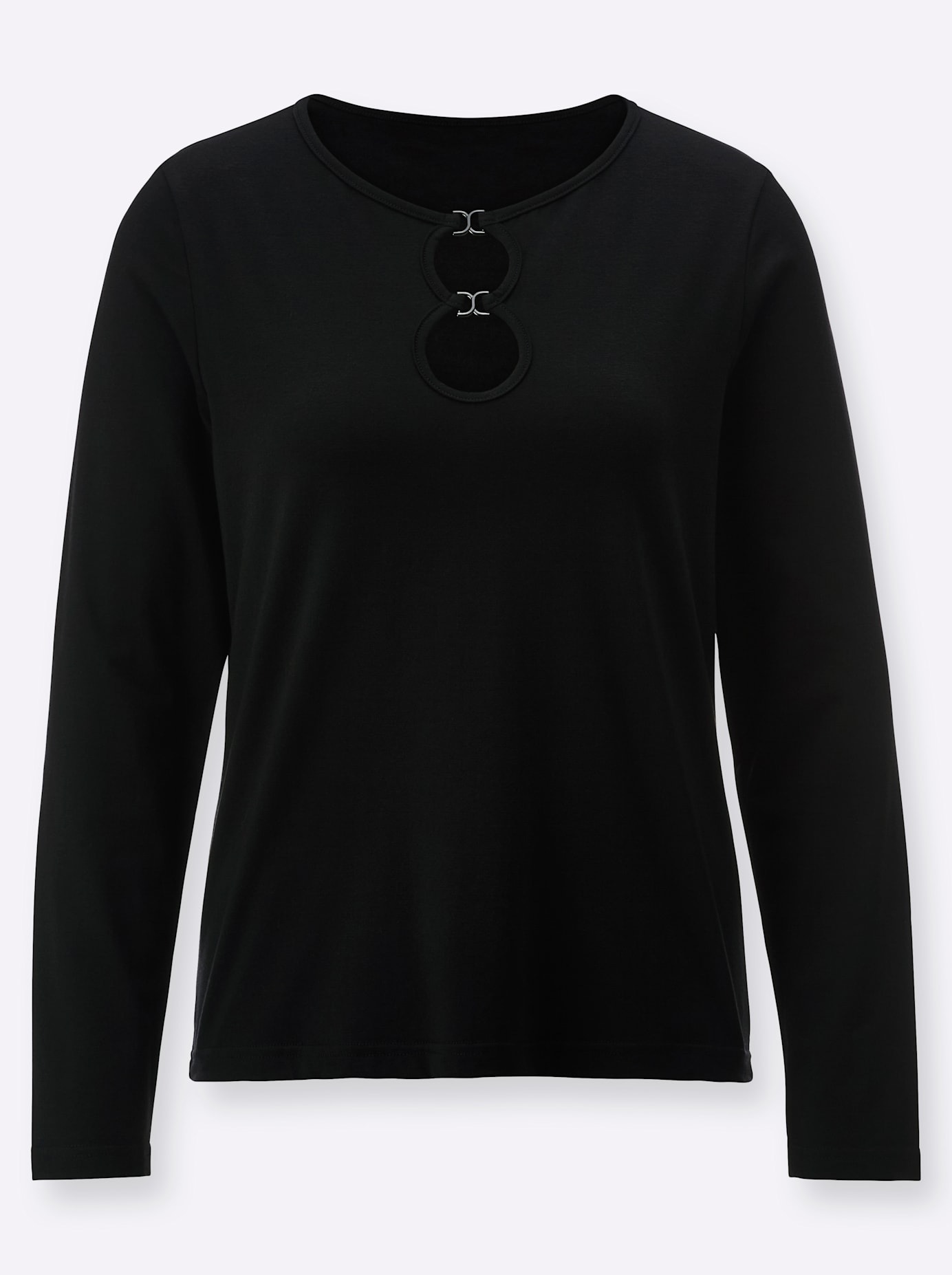 creation L Langarmshirt »Modal-Mix-Shirt«, (1 tlg.)