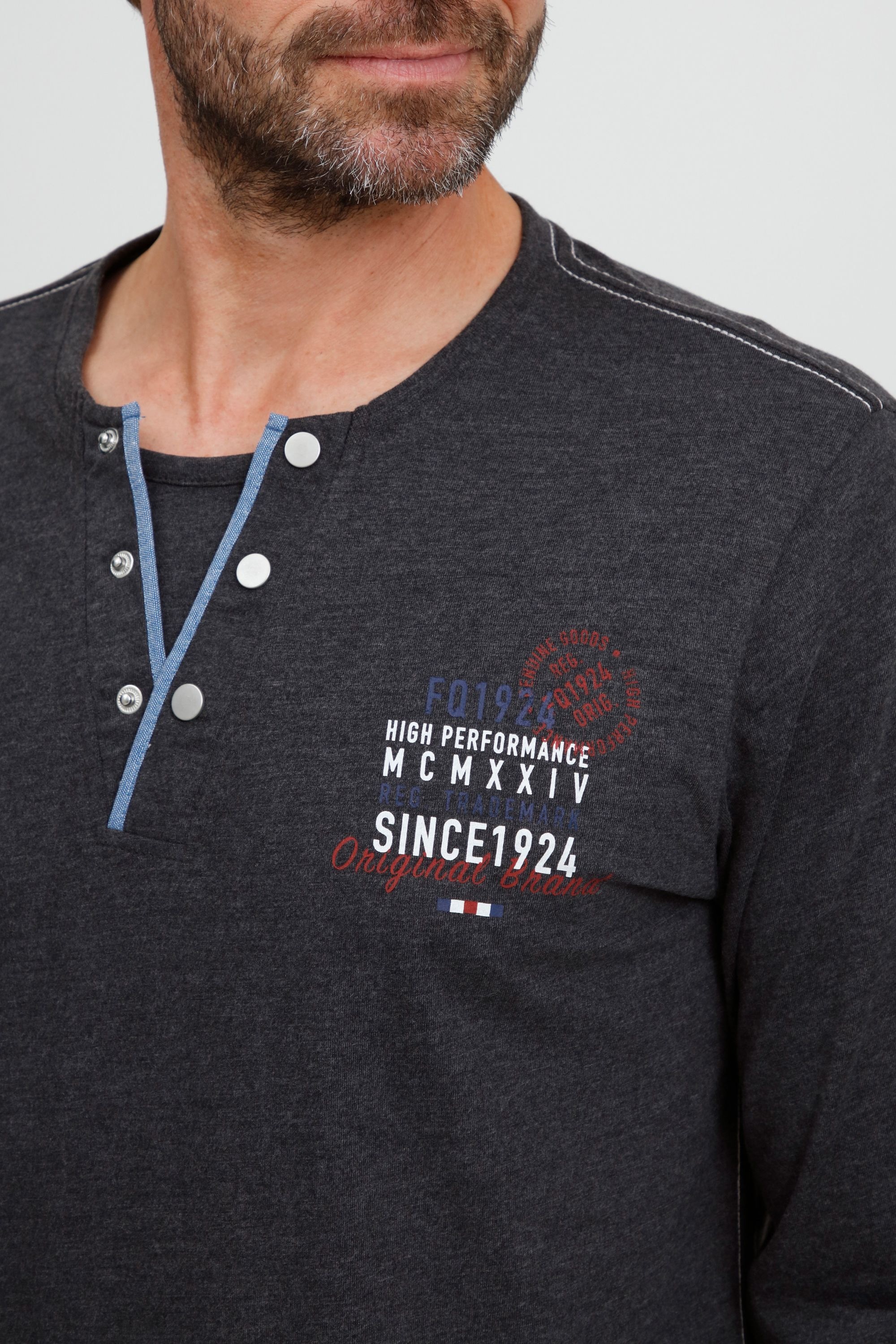 FQ1924 Henleyshirt »Henleyshirt FQRolf«