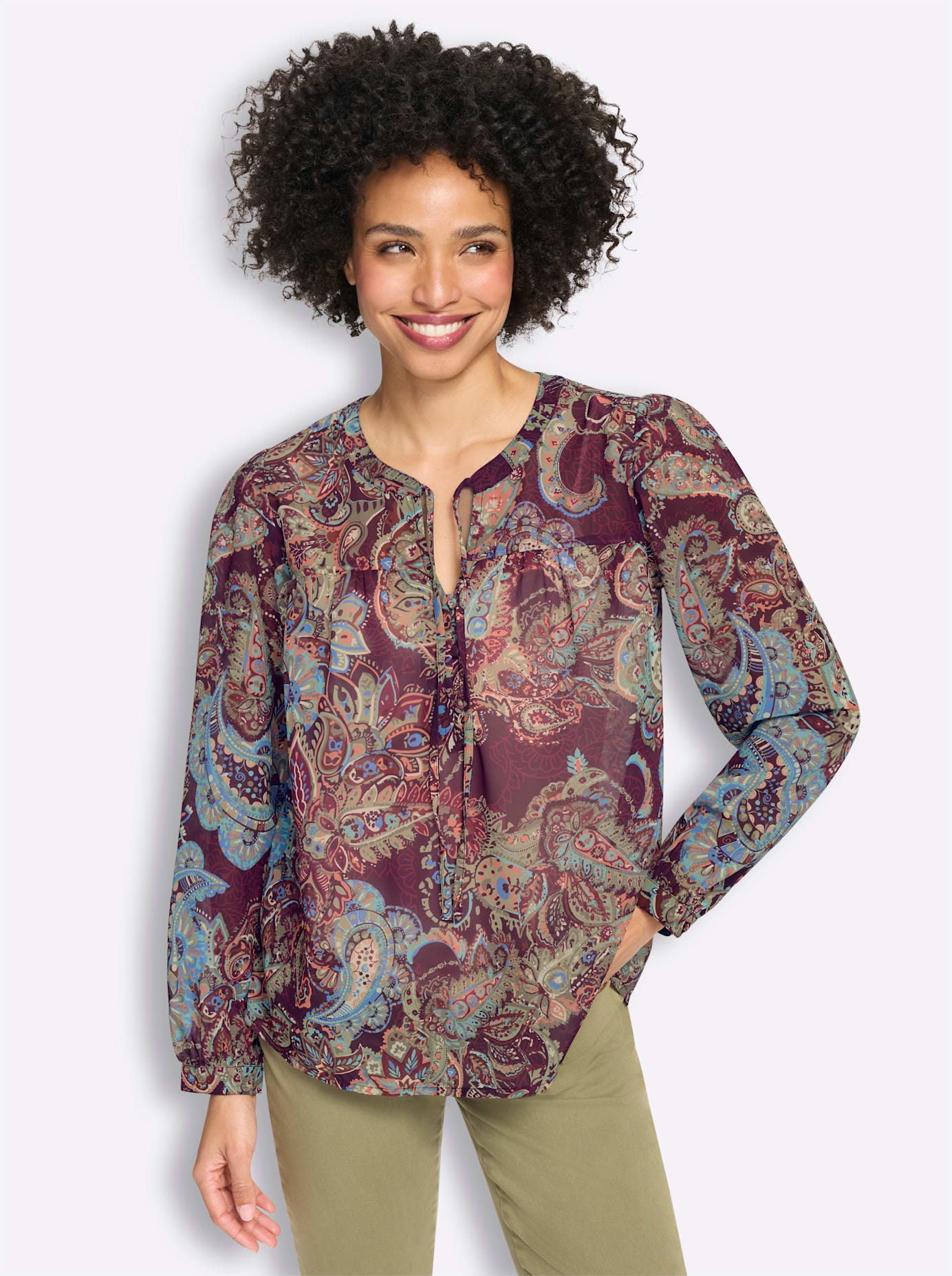 heine Druckbluse