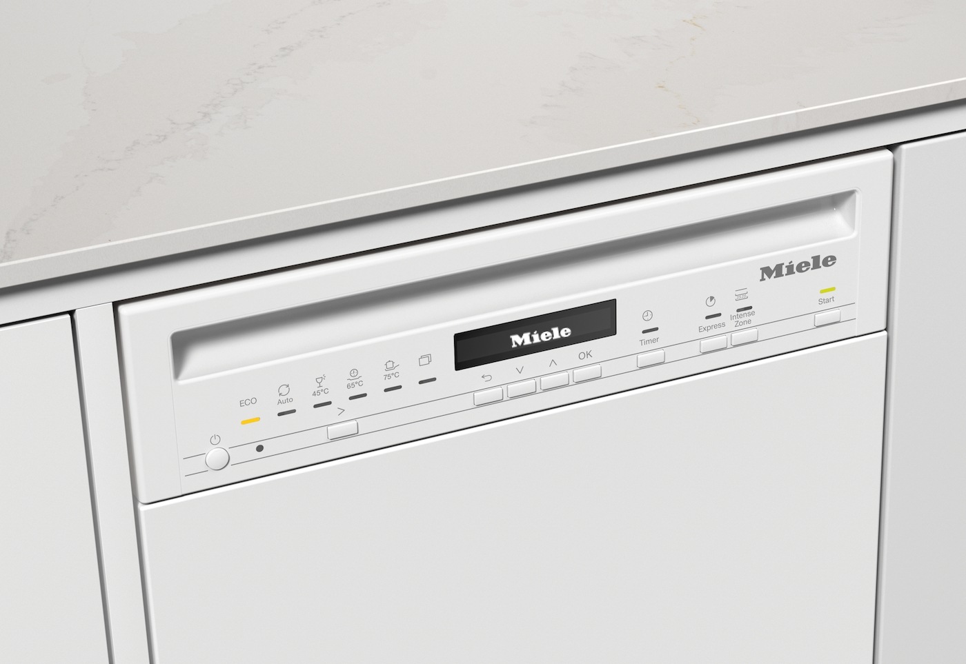 Miele teilintegrierbarer Geschirrspüler G 5740 »SCi SL«, 9 Maßgedecke, Brillantweiß