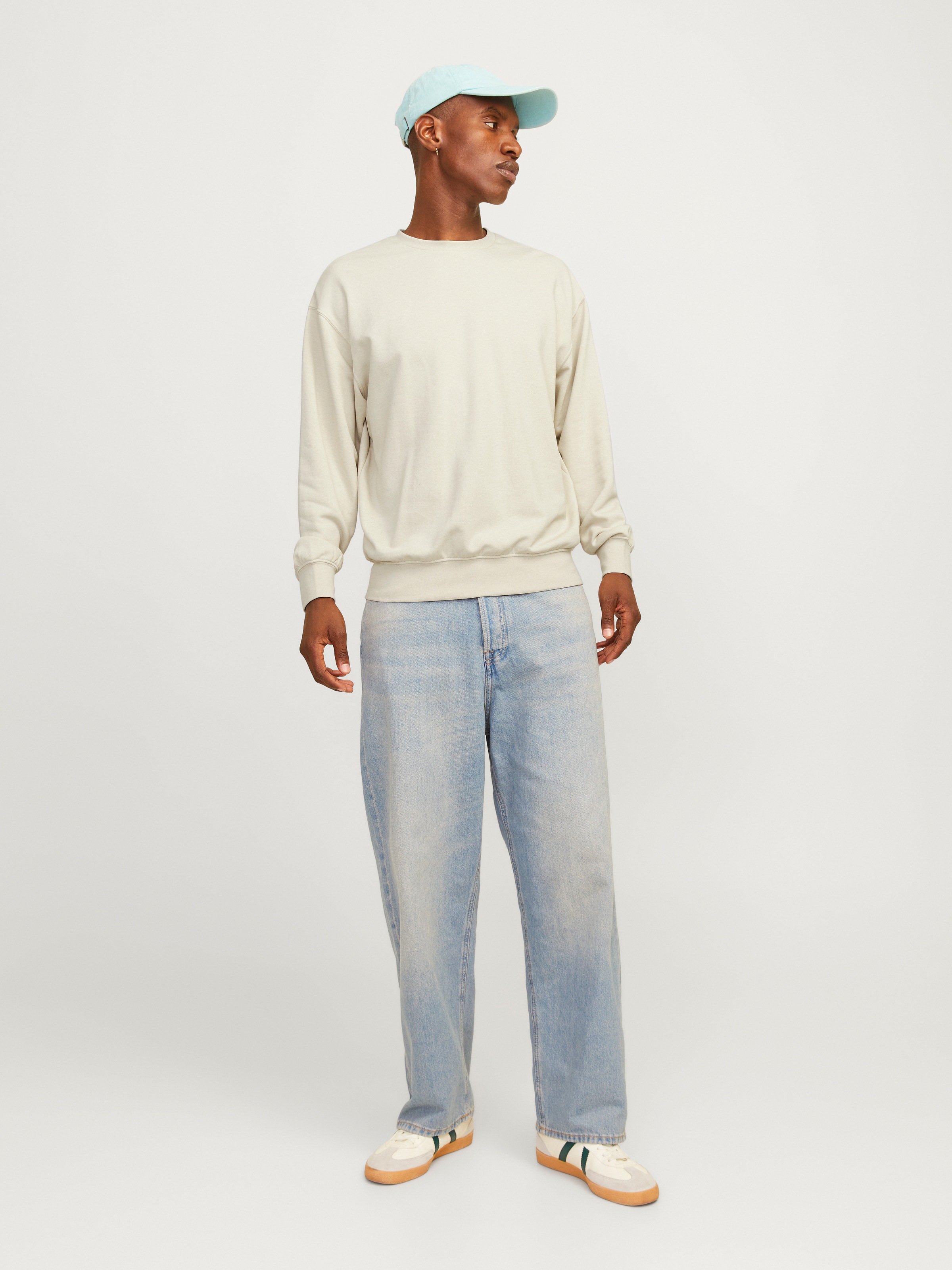 Jack & Jones Sweatshirt »JJECHARGE SWEAT CREW NECK NOOS«, mit Rippbündchen