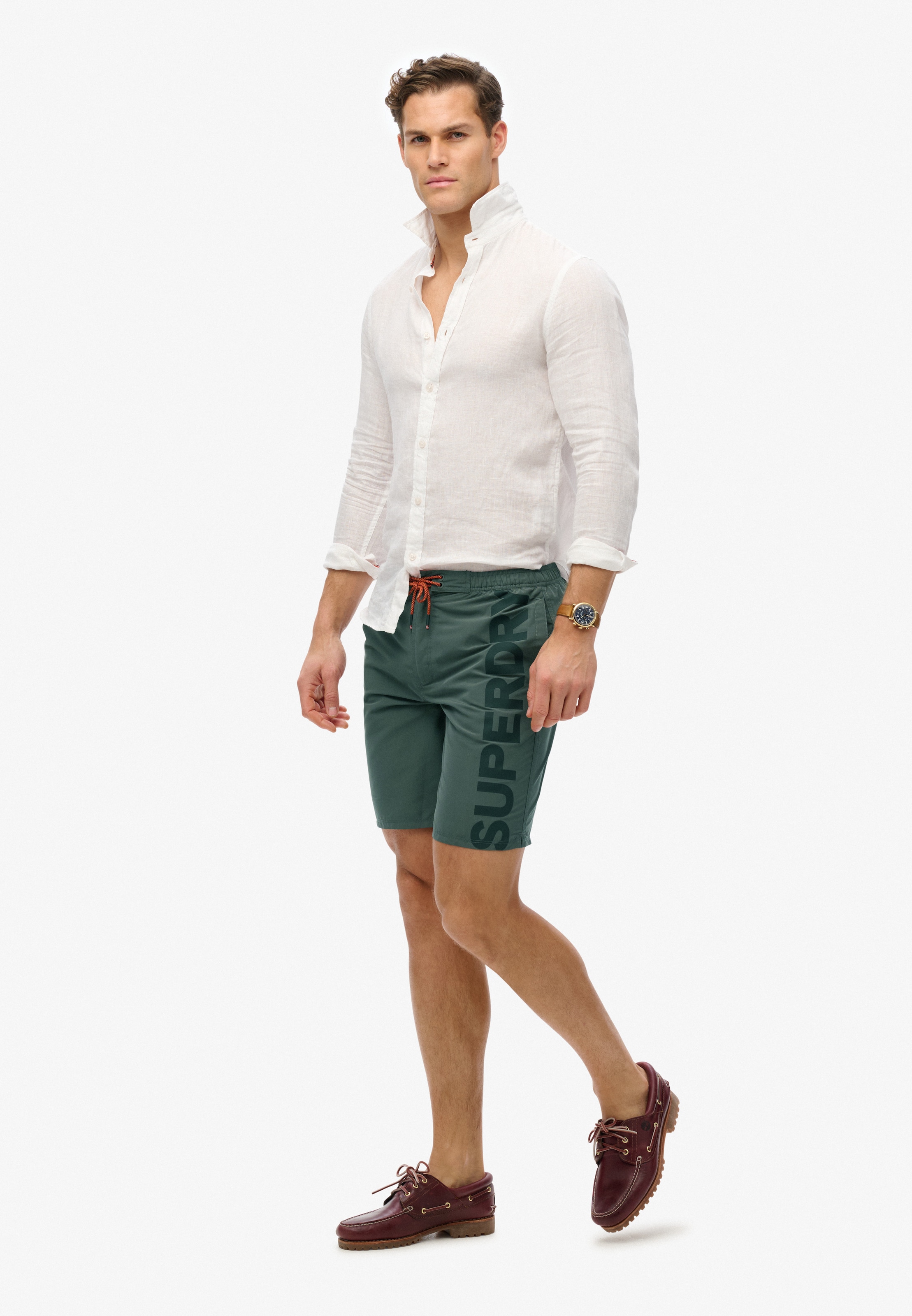 Superdry Badeshorts »CLASSIC 19 LOGO BOARDSHORT«