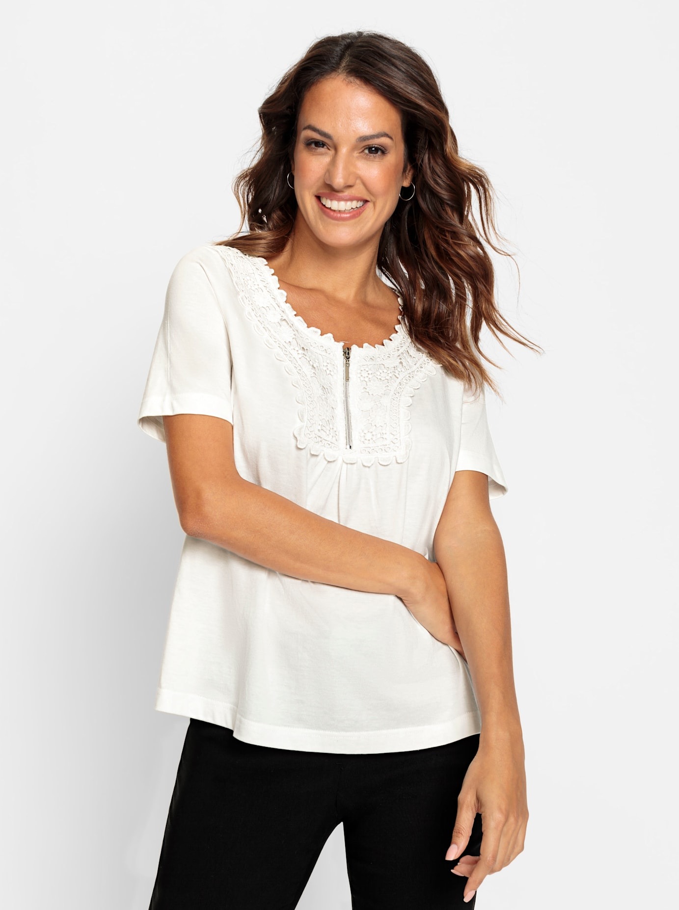 Inspirationen Kurzarmshirt »Shirt«, (1 tlg.)