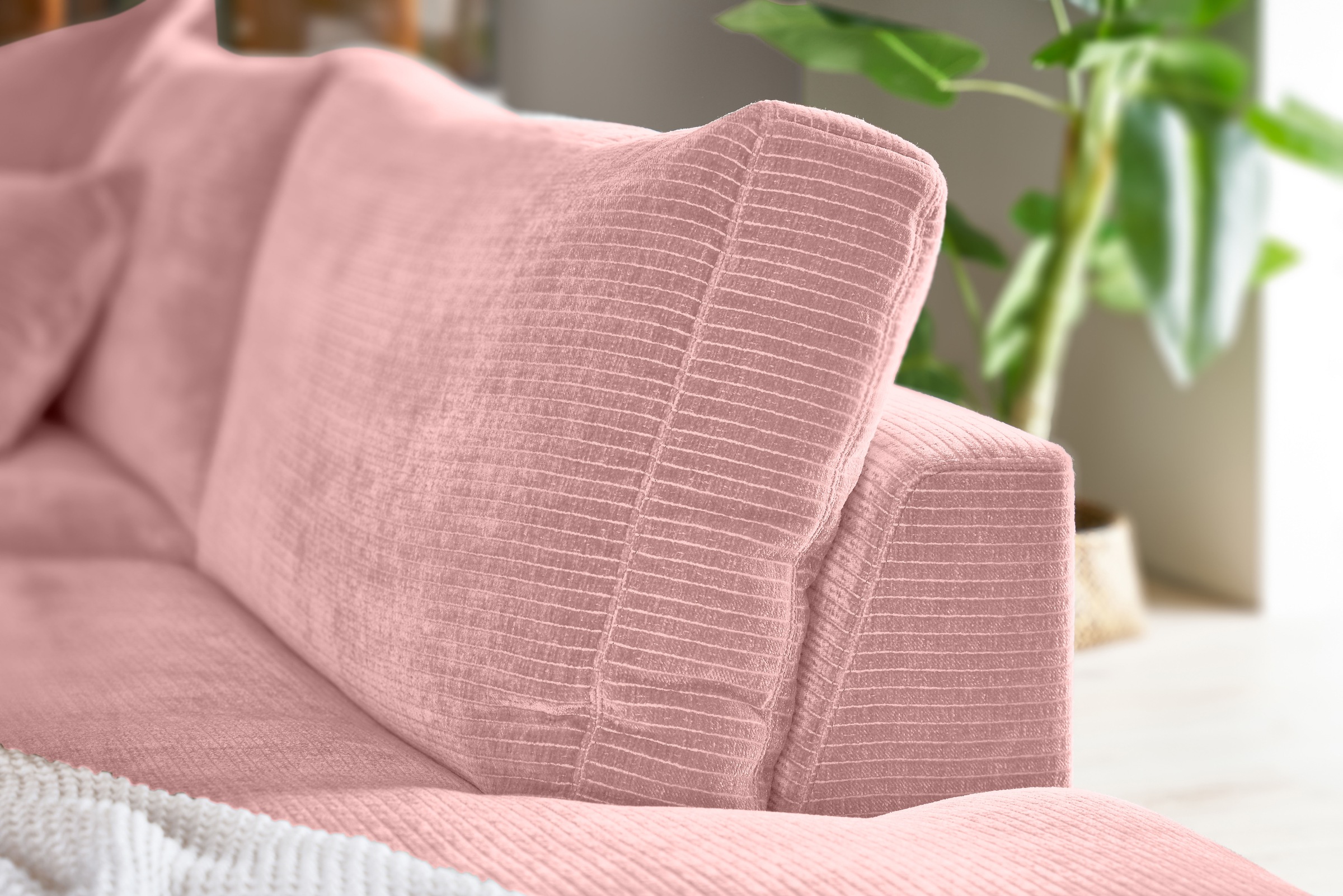 Musterring Ecksofa »Lucia« verschiedene Farben, großer Longchair mit Armlehne, B330 x T190 cm