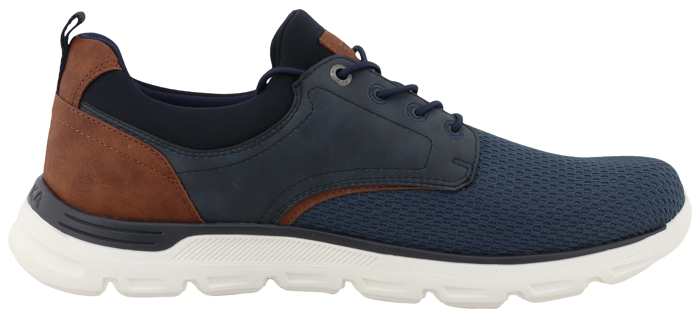 Romika Sneaker, Freizeitschuh, Halbschuh, Schnürschuh im modischen Materialmix
