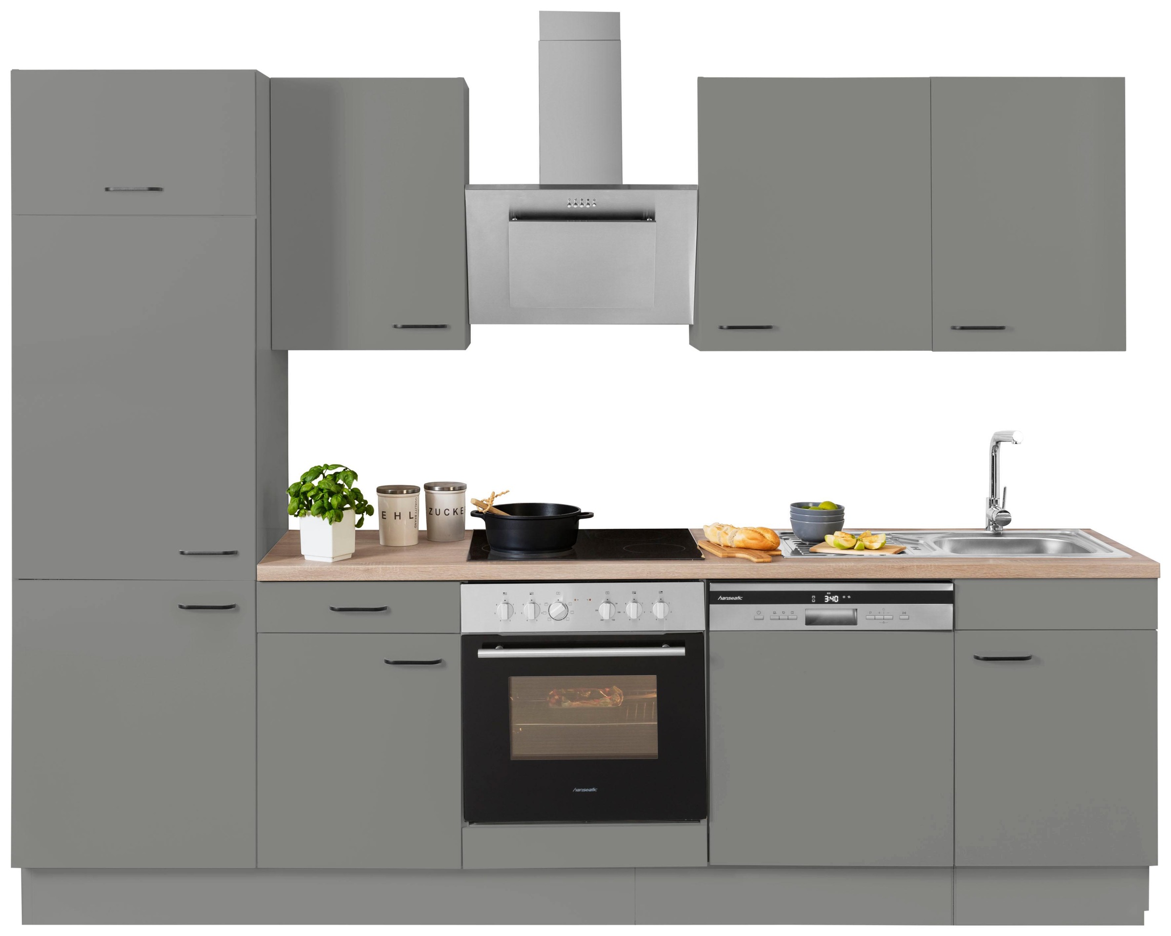 OPTIFIT Küchenzeile »Elga«, Premium-Küche Soft-Close-Funktion, 280 Online cm mit Shop im Breite Vollauszug, OTTO