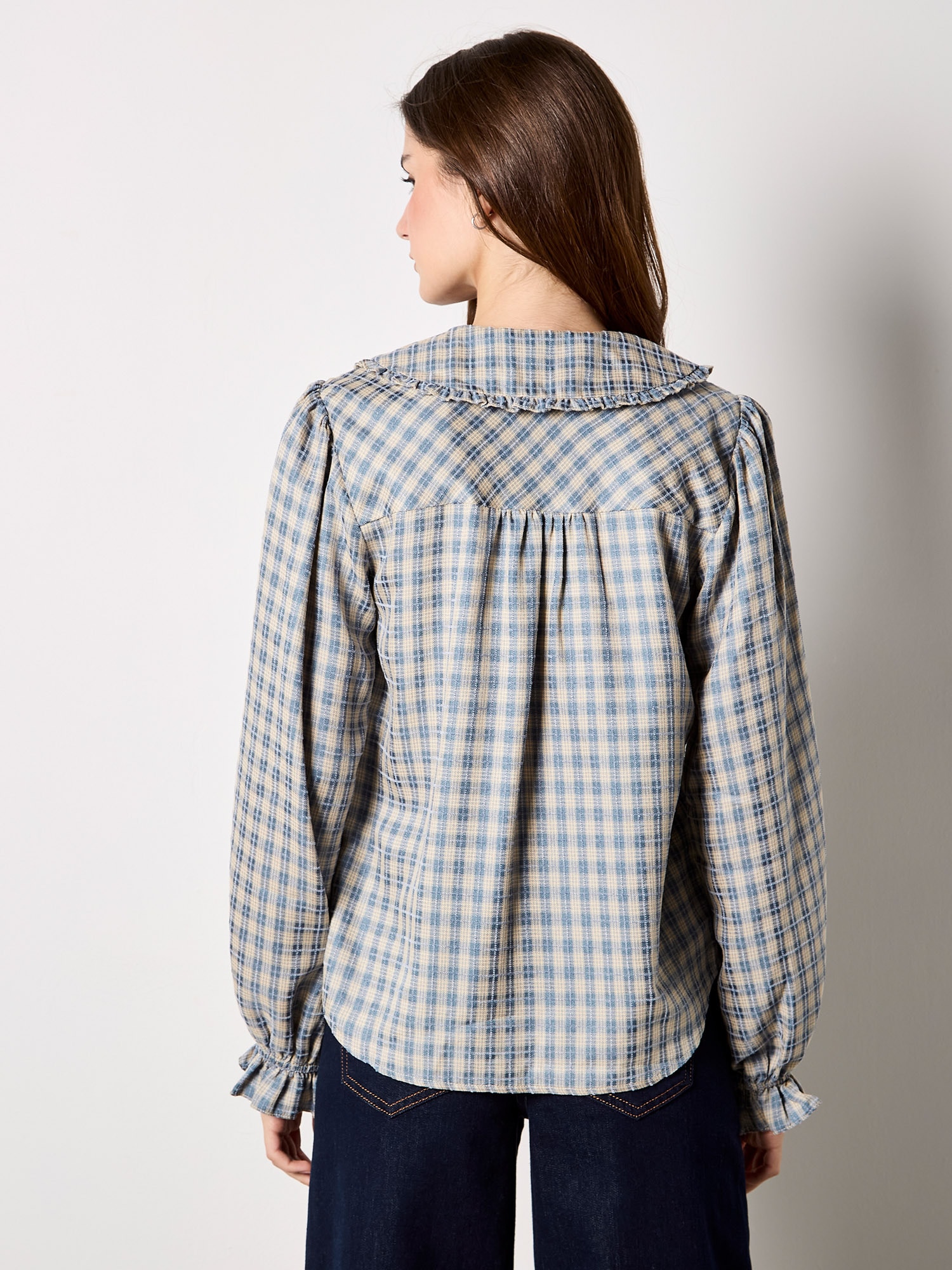 Apricot Hemdbluse »Bluse« mit Rüschen-Kragen