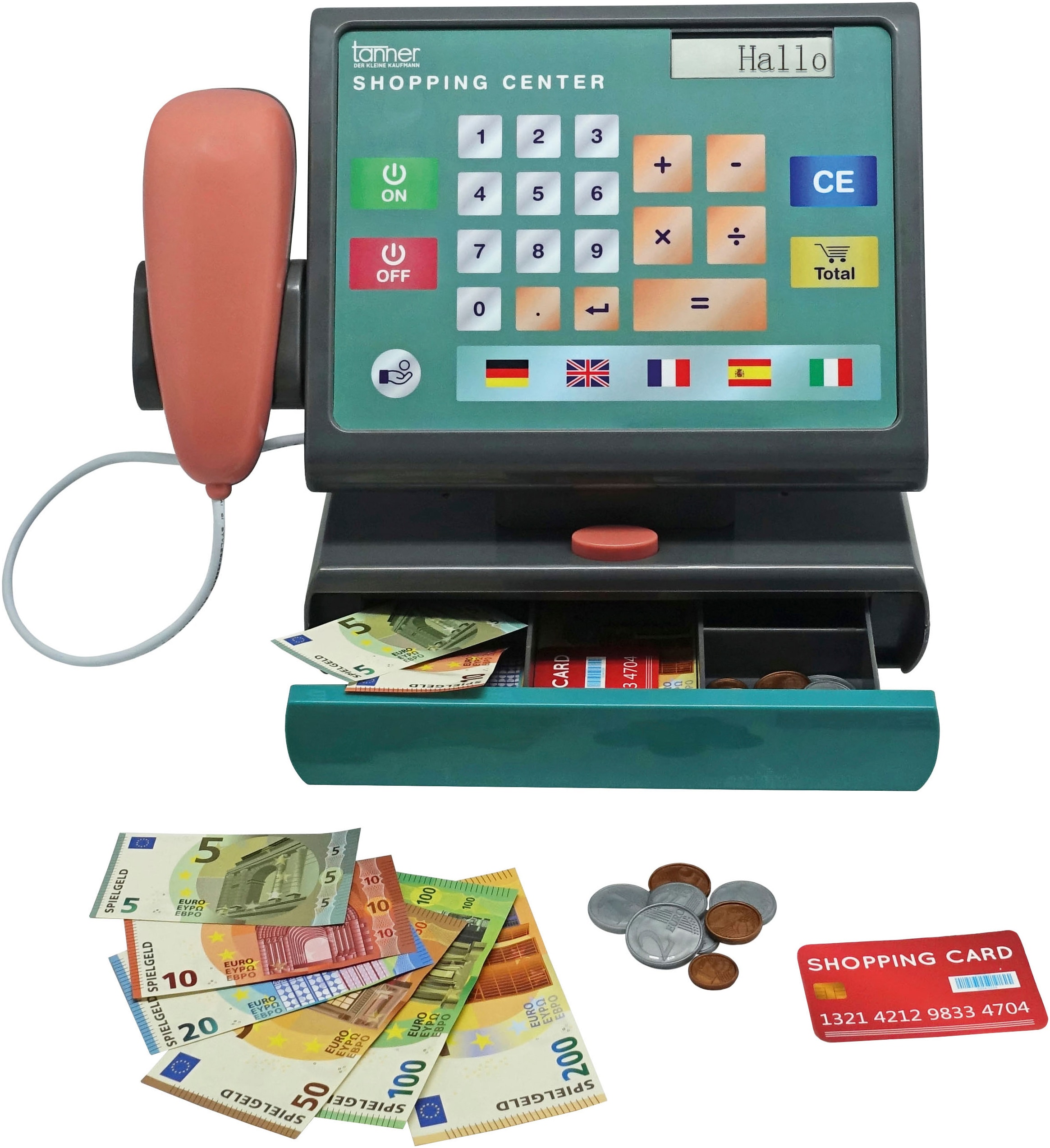 Tanner Spielkasse »Moderne Scannerkasse mit Scan- und Sprachfunktion«