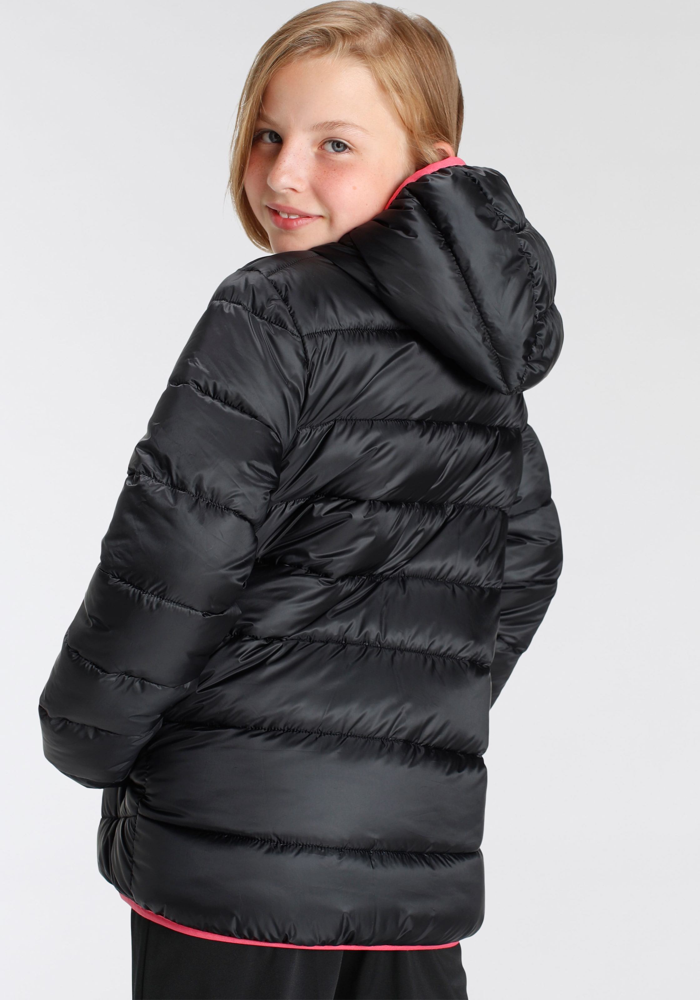 Champion Steppjacke »Outdoor Hooded Jacket - für Kinder«, mit Kapuze, für Kinder