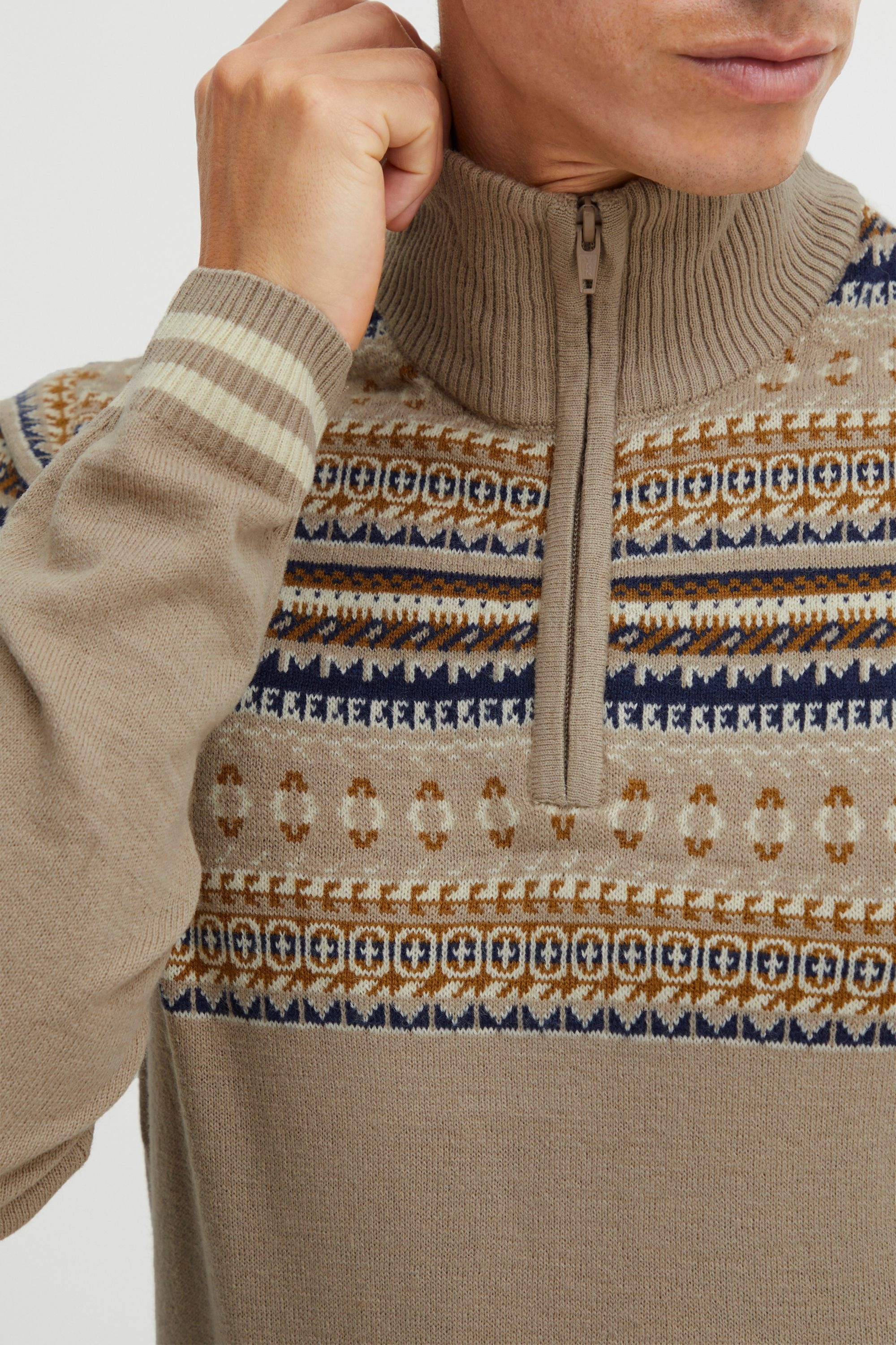 Blend Strickfleece-Pullover »Strickpullover BHGrote«