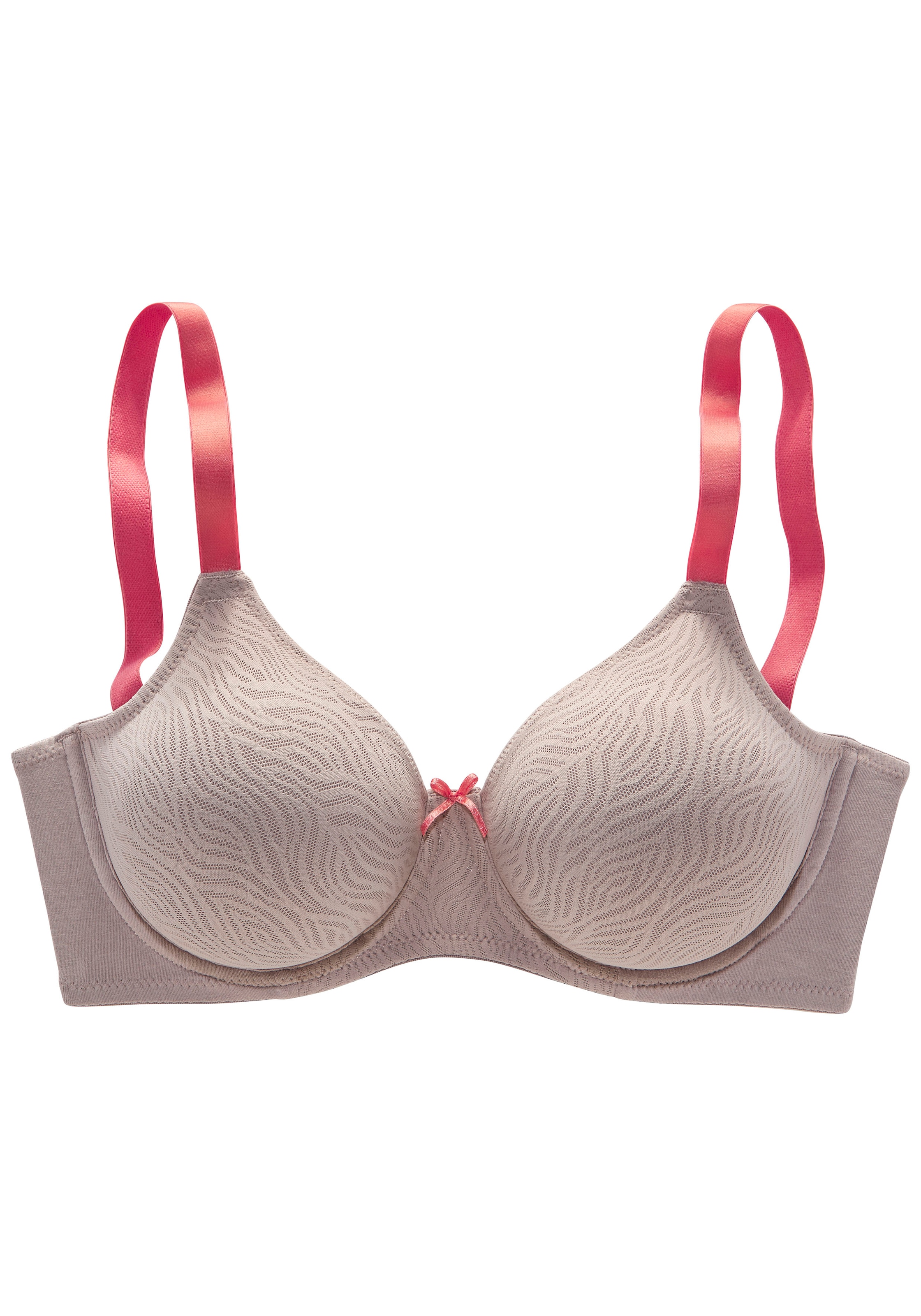 Nuance by Lascana Minimizer-BH mit Bügel aus Jacquard und weichem Trikot, auch für große Größen