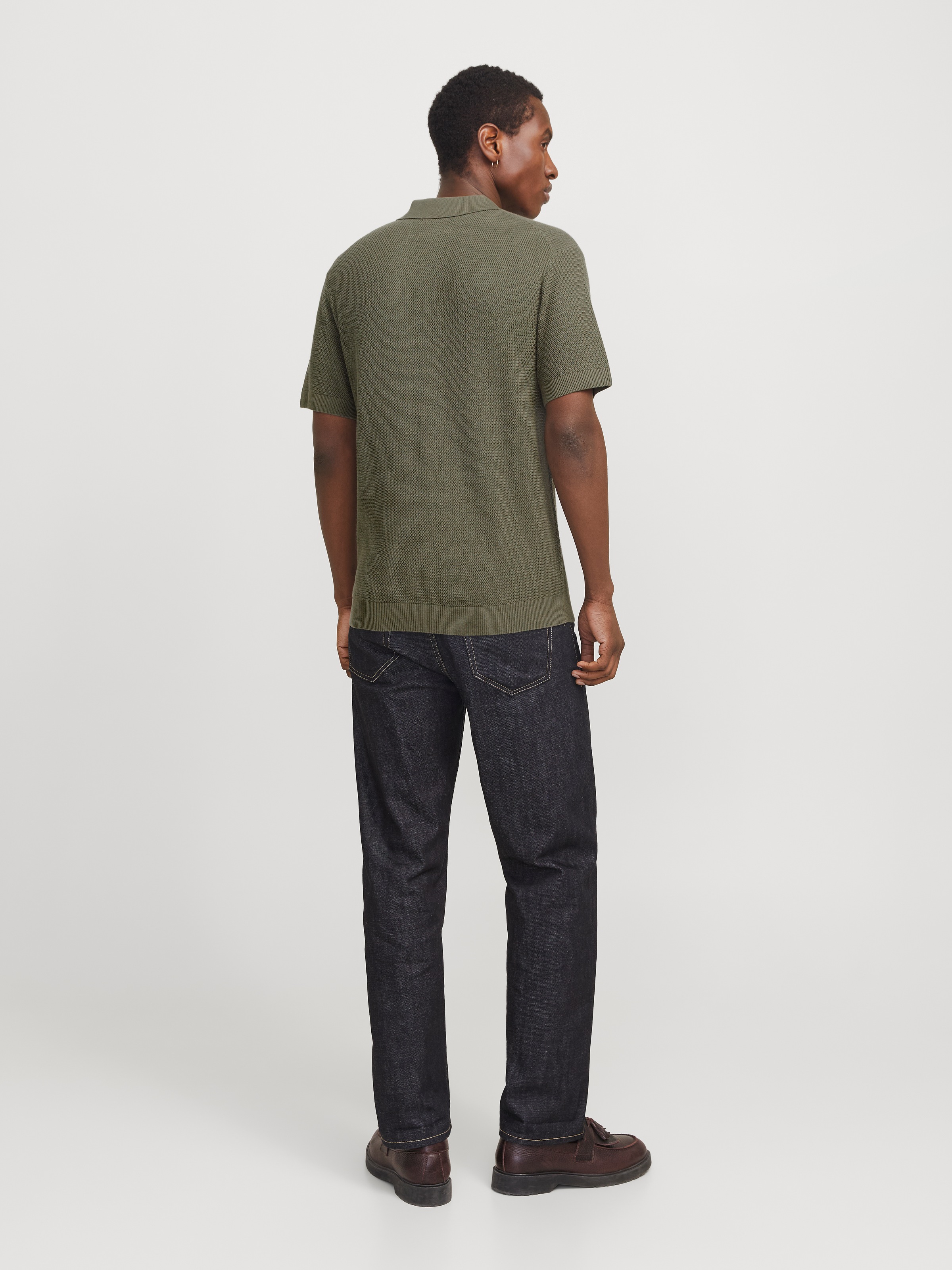 Jack & Jones Polokragenpullover »JPRCCCOOPER KNIT POLO SS SN«