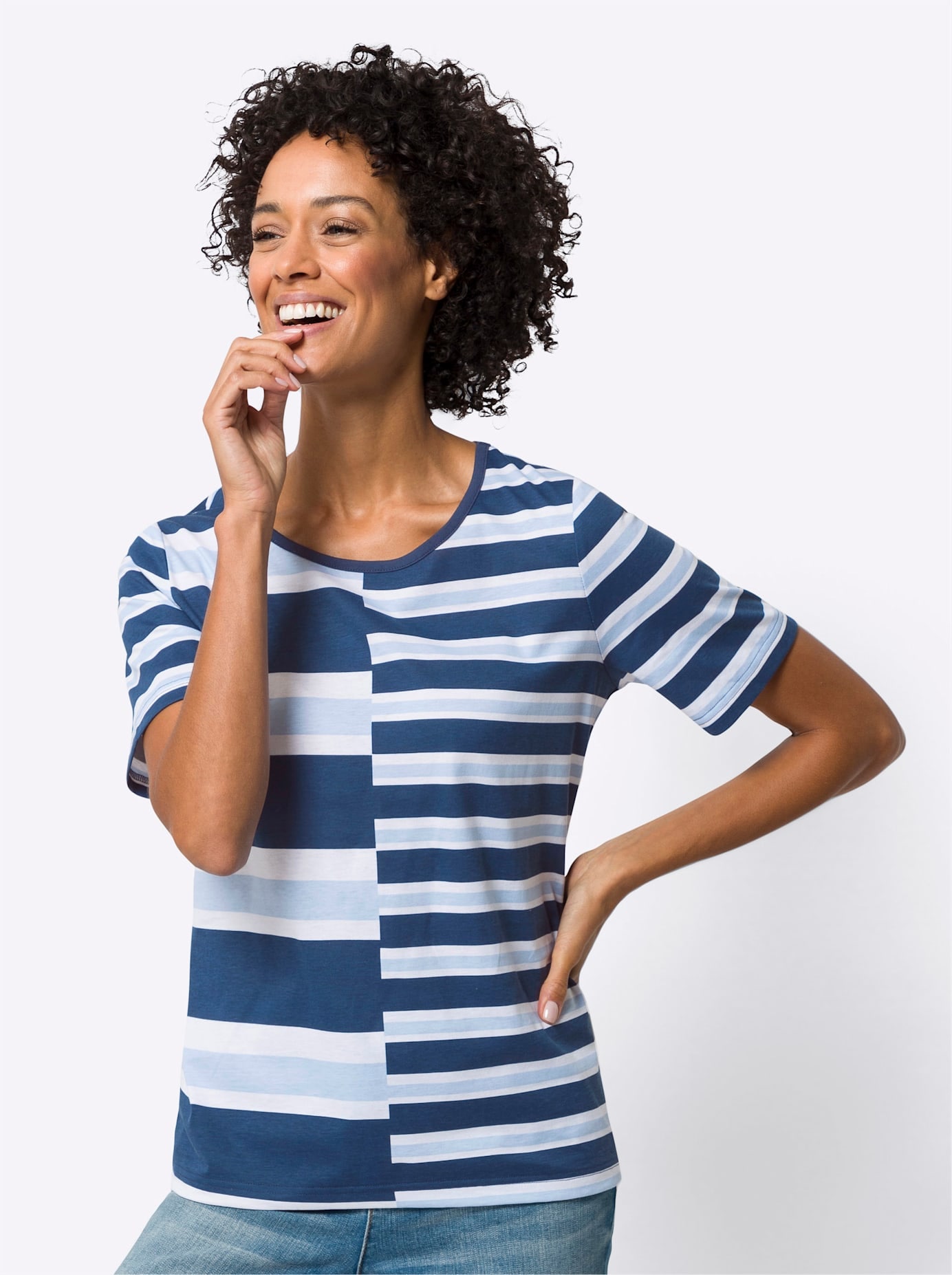 Classic Basics Rundhalsshirt »Ringelshirt«, (1 tlg.)