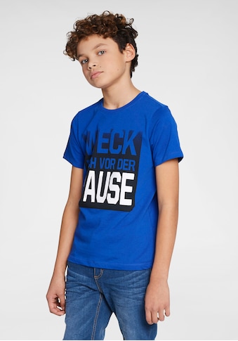 KIDSWORLD T-Shirt »WECK MICH VOR DER PAUSE« kaufen