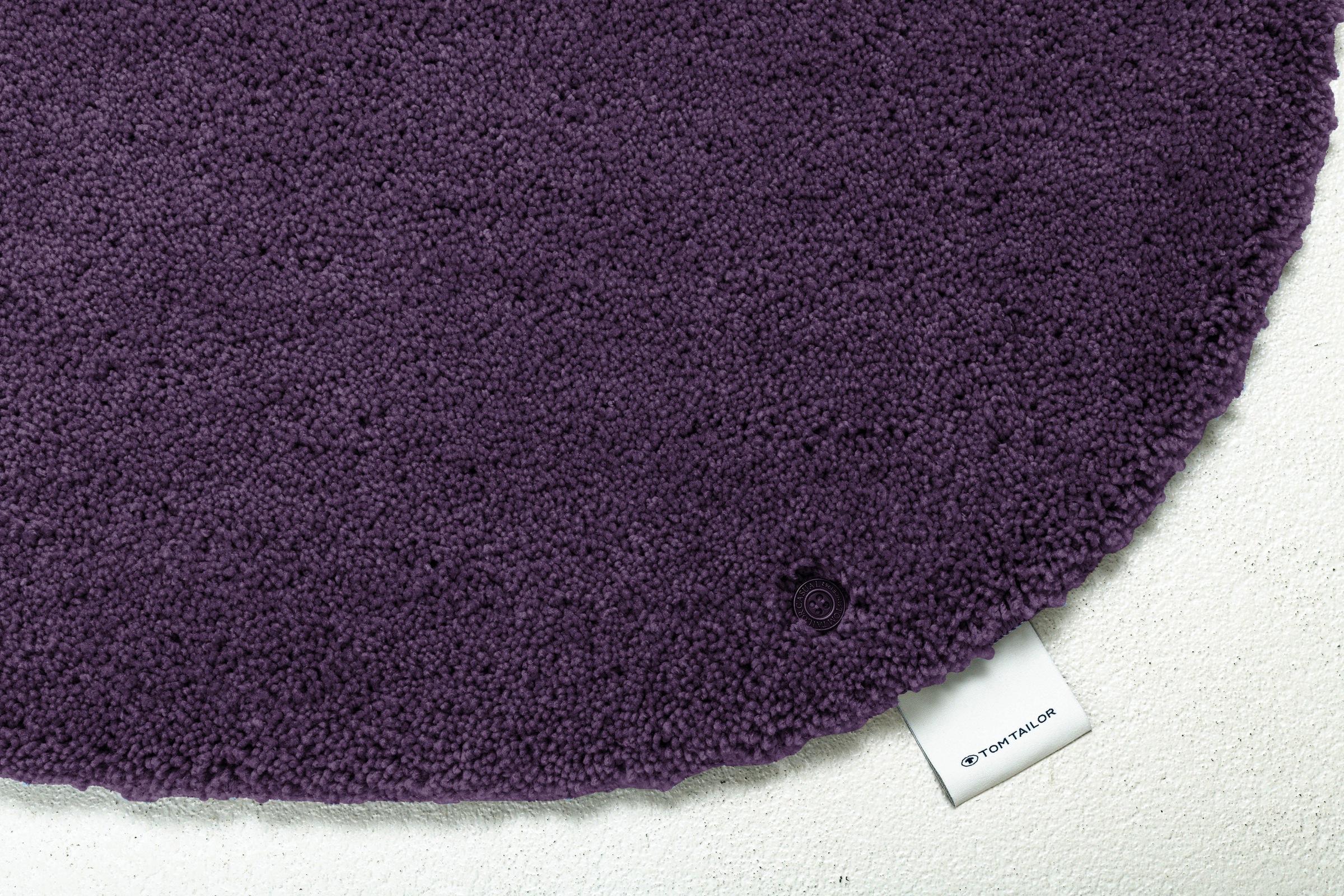 TOM TAILOR HOME Badematte »Cozy Bath UNI«, rutschhemmend beschichtet, fußbodenheizungsgeeignet, Badteppich, Uni Farben, rechteckig, rund und oval erhältlich