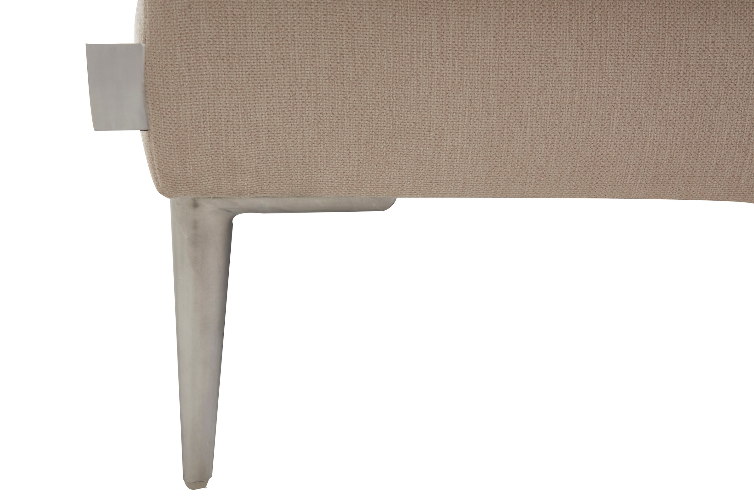 TRENDMANUFAKTUR Hocker »Lille, elegant und bequem durch Komfortsitzhöhe 46cm, hoher Fuß«