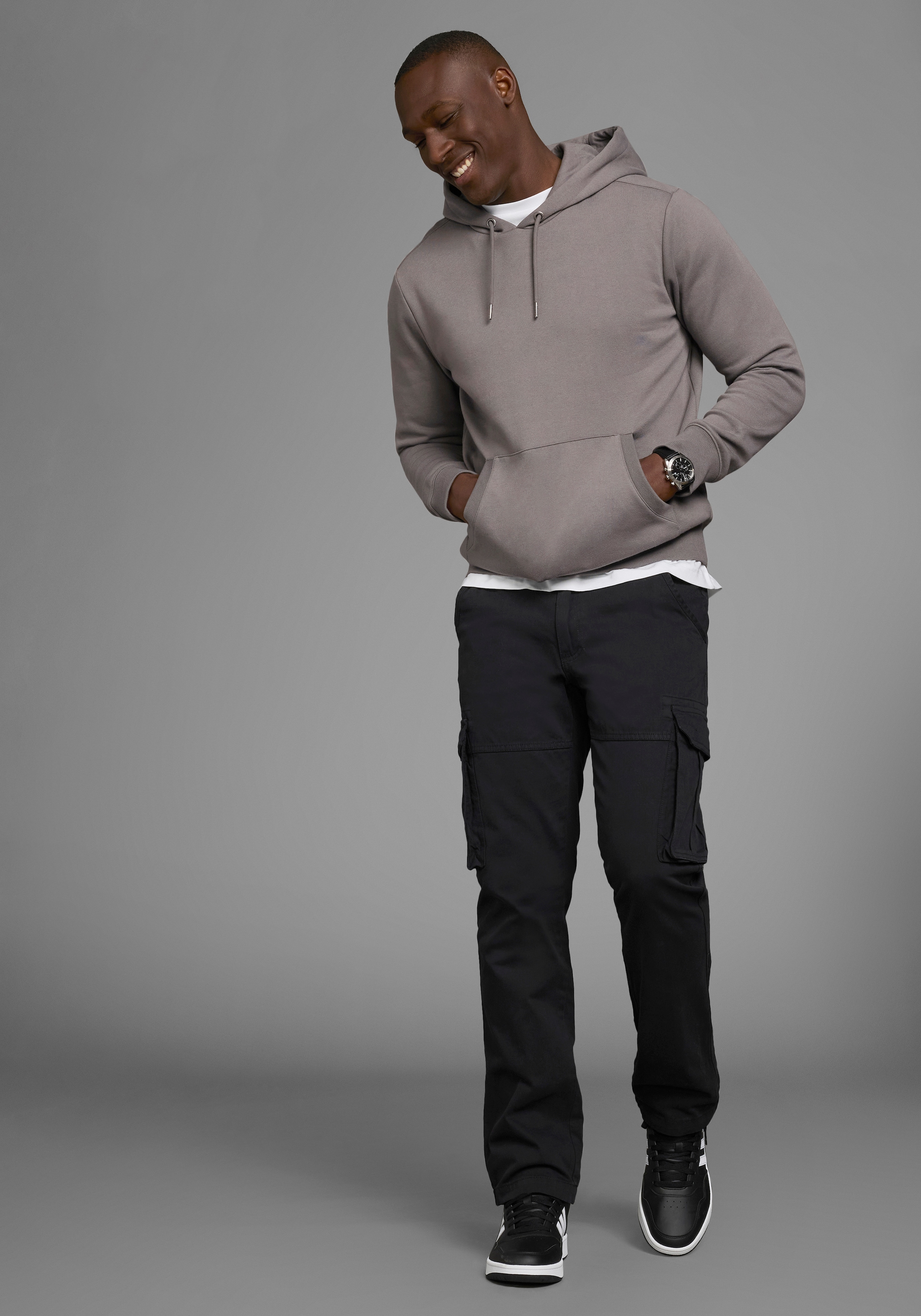 Man's World Kapuzensweatshirt , mit Kängurutasche
