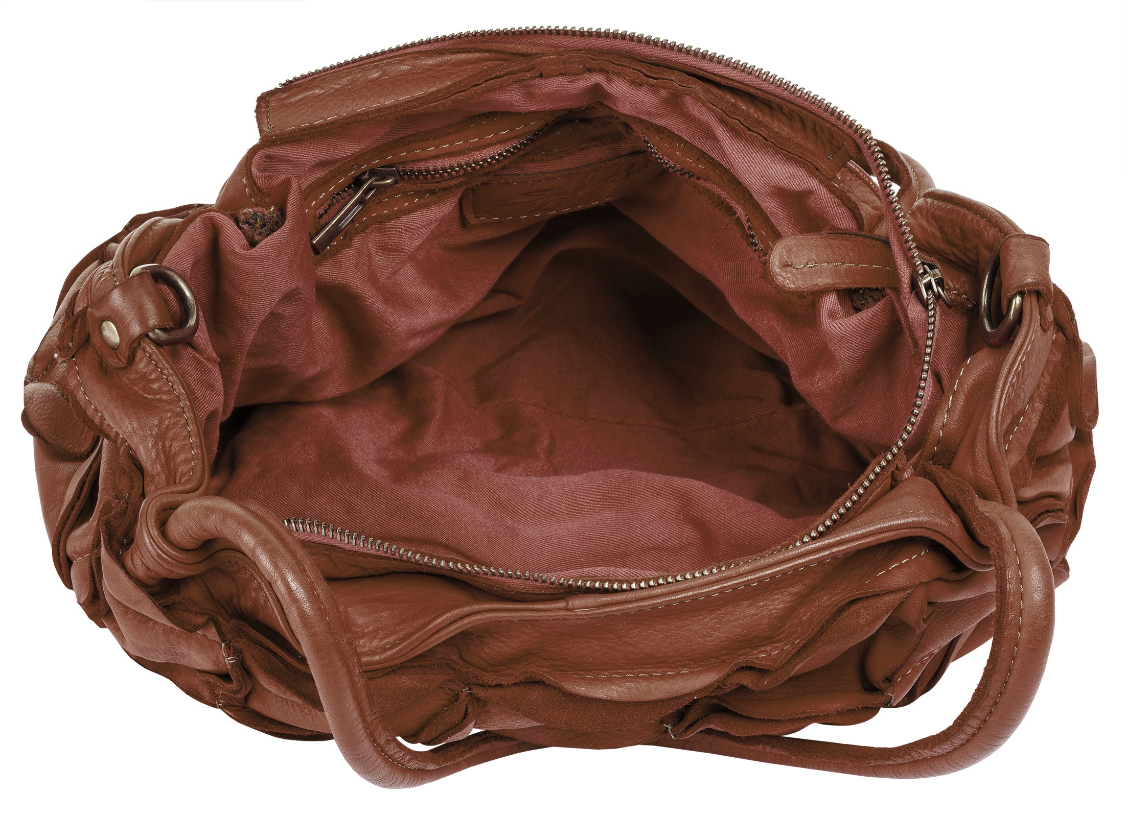 Samantha Look Shopper echt Leder, Made in Italy