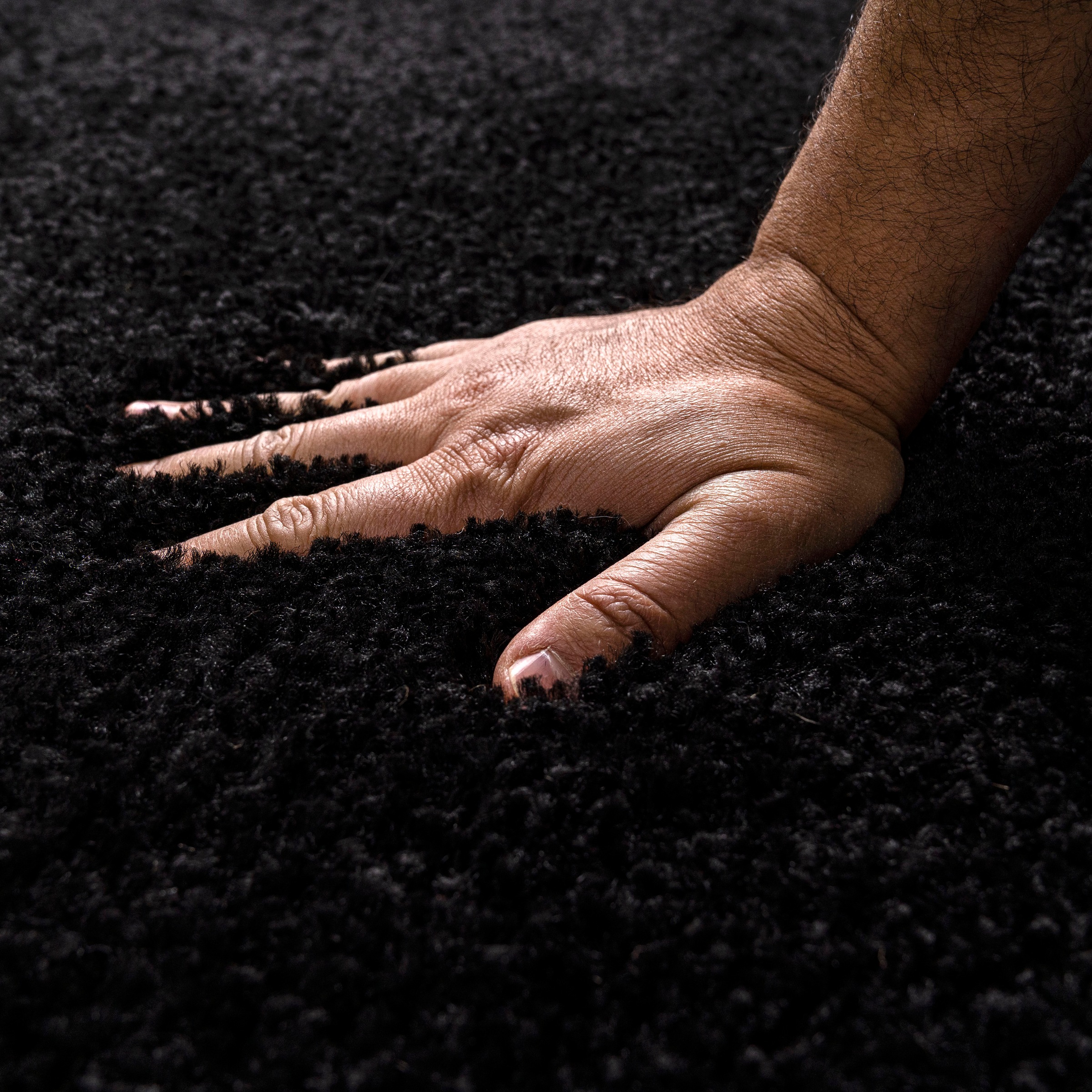 Home affaire Hochflor-Teppich »Shaggy 30«, rechteckig, 30 mm Höhe, Teppich, Uni Farben, besonders weich und kuschelig