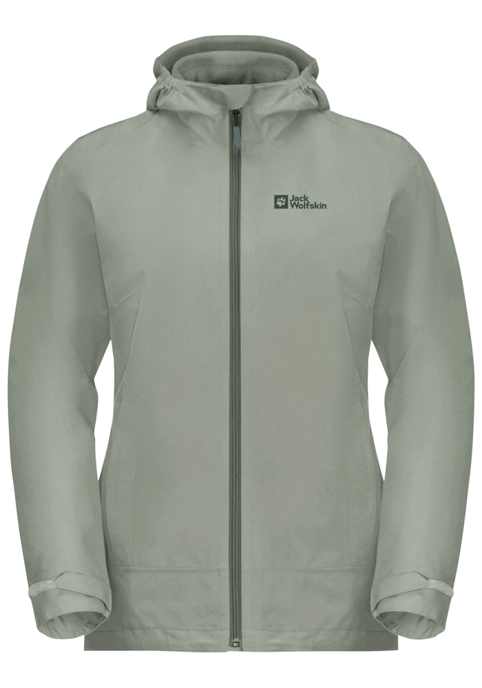 Jack Wolfskin 3-in-1-Funktionsjacke »MOONRISE 3IN1 JKT W«, mit Kapuze