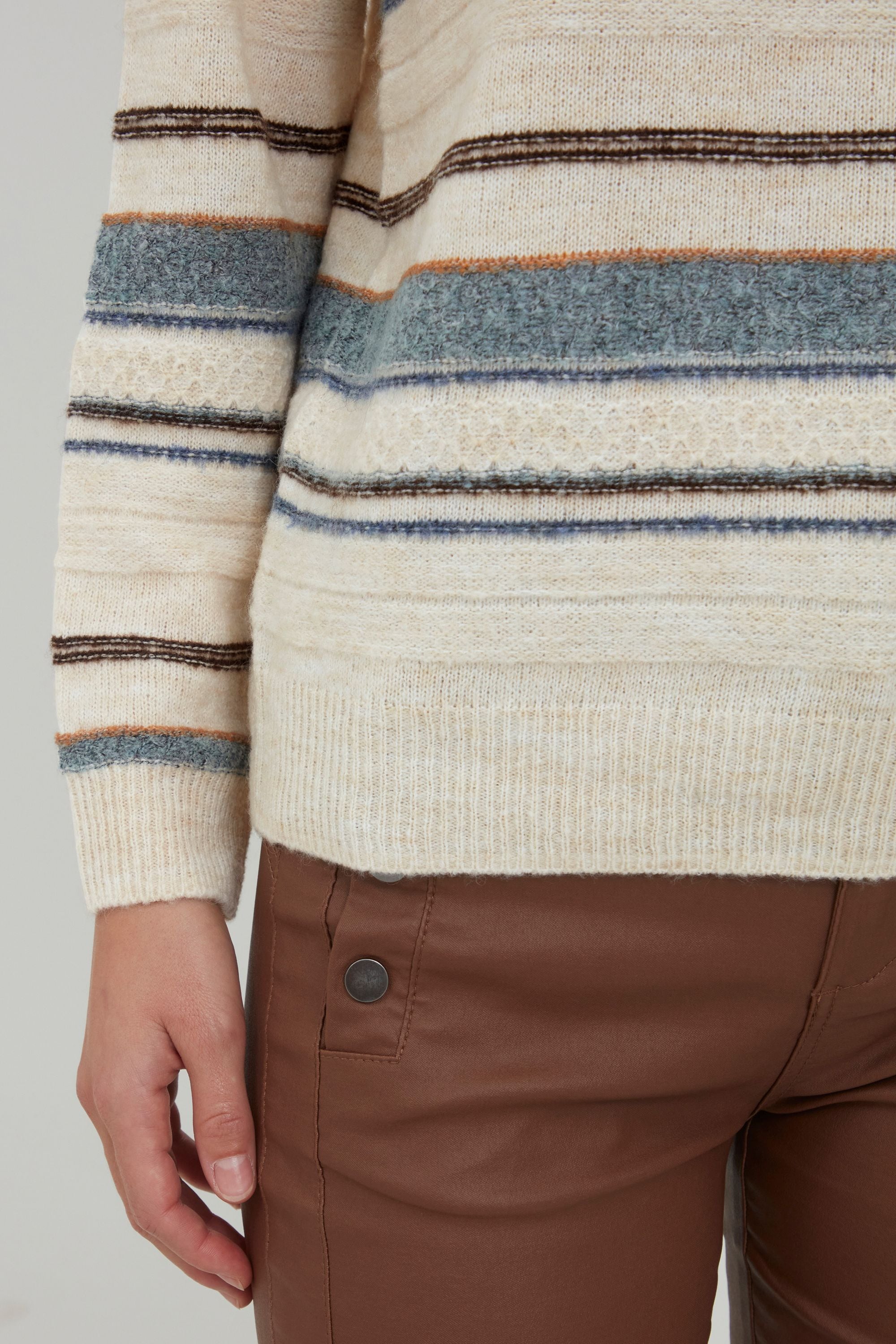 fransa Strickfleece-Pullover »Strickpullover FRDeemma«