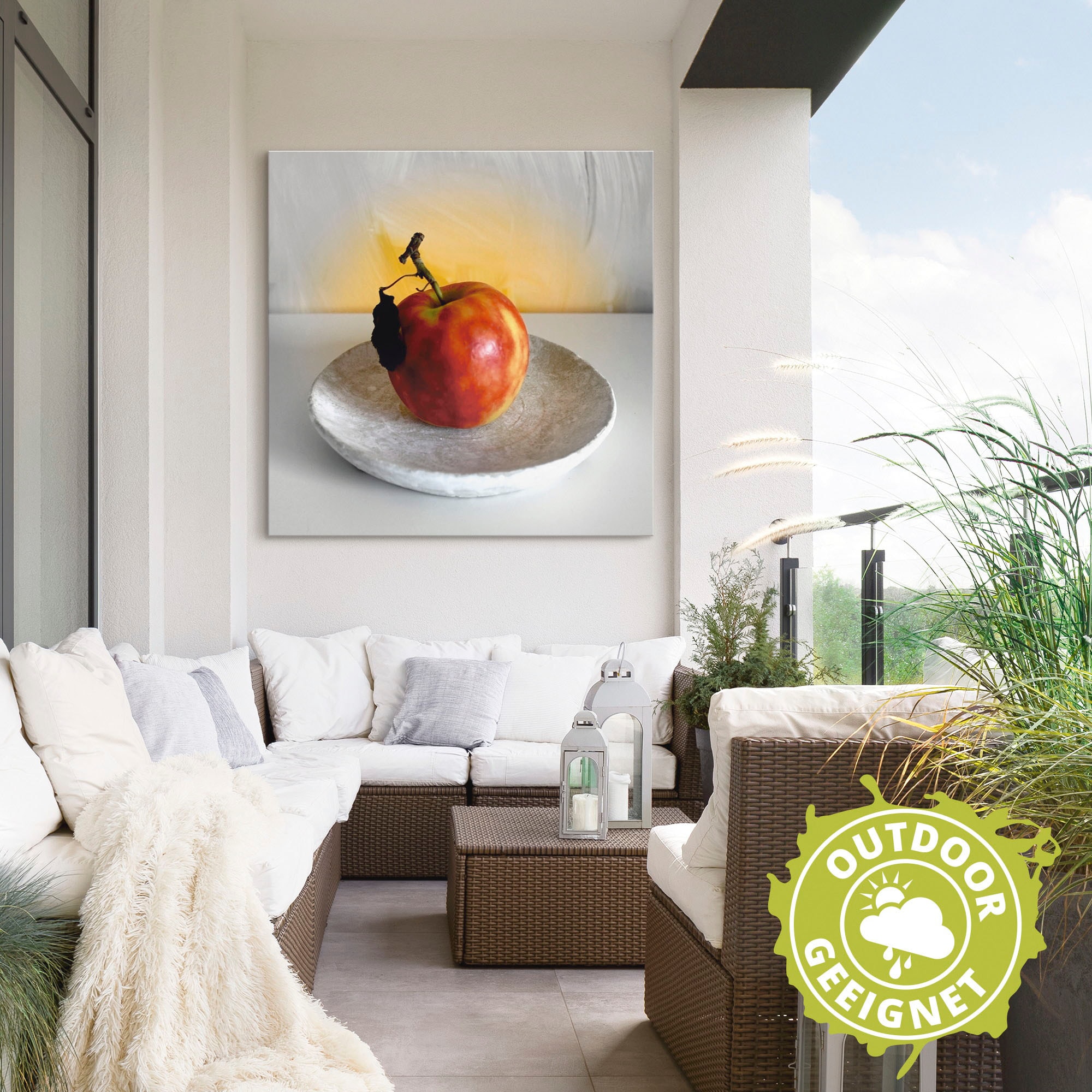 Artland Wandbild »Ein Apfel am Tag«, Arrangements, (1 St.), als Alubild, Outdoorbild, Poster, Wandaufkleber in verschied. Größen
