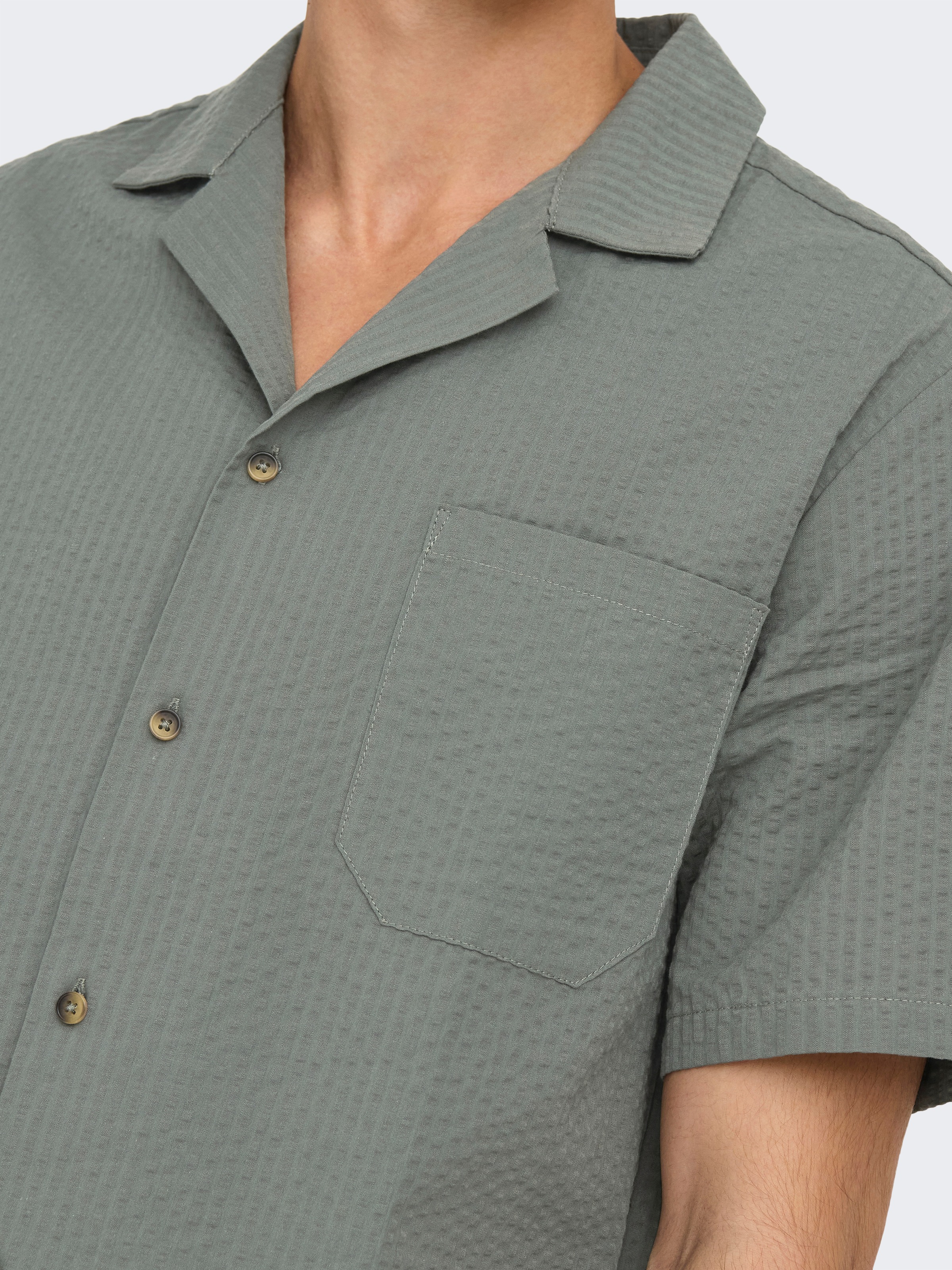 ONLY & SONS Kurzarmhemd »ONSEYE RESORT SEERS 0009 SHIRT NOOS«