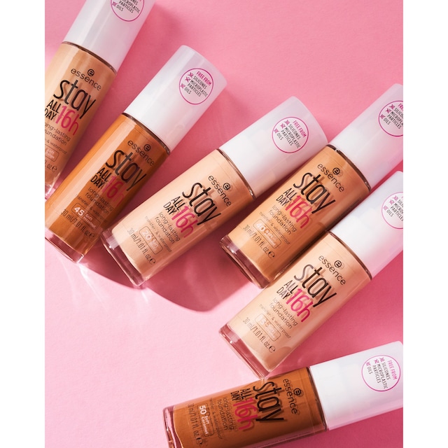 Essence Foundation »stay ALL DAY 16h long-lasting«, (Set, 3 tlg.) online  bei OTTO