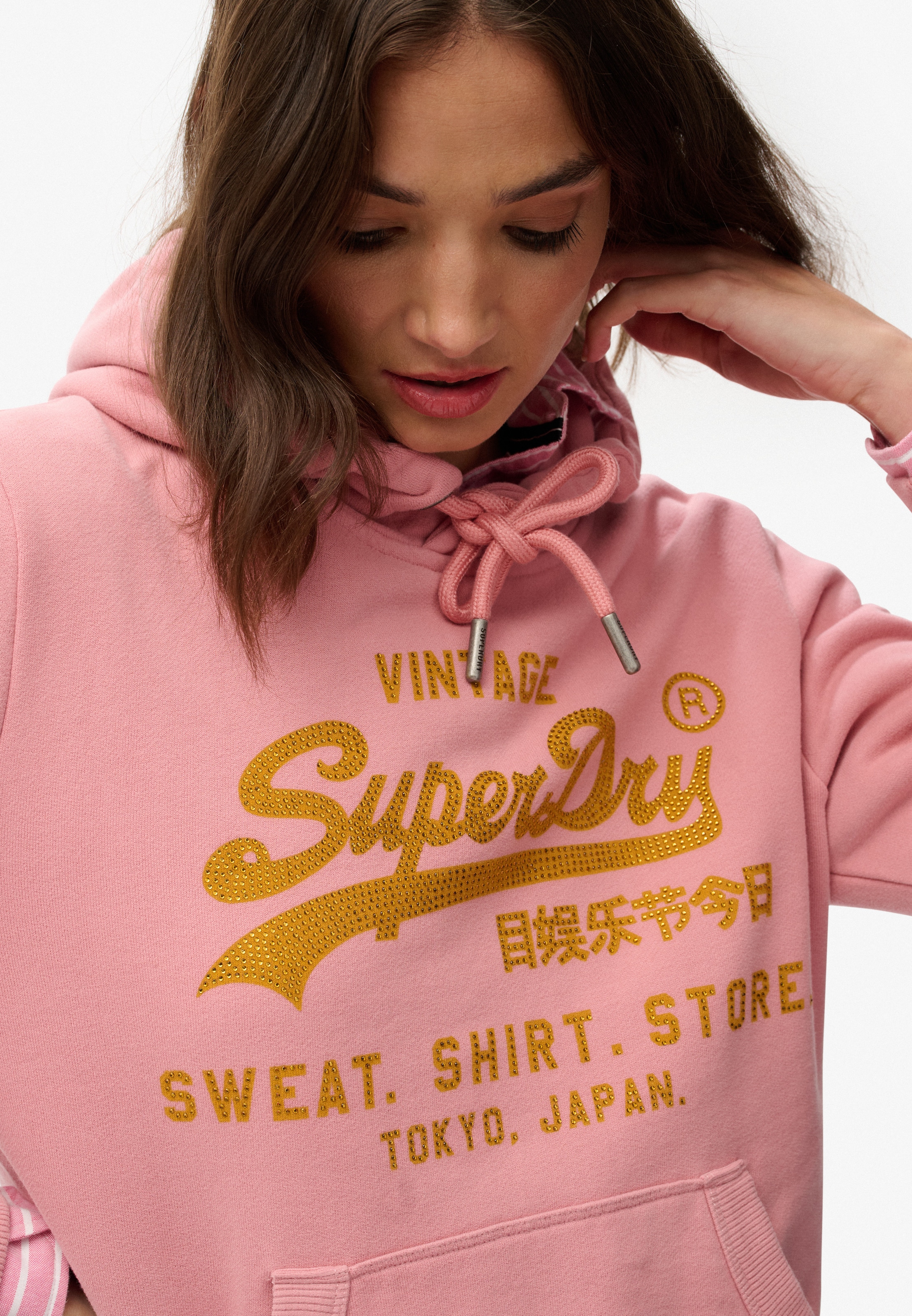 Superdry Kapuzensweatshirt »EMBELLISHED VL RELAXED HOOD«