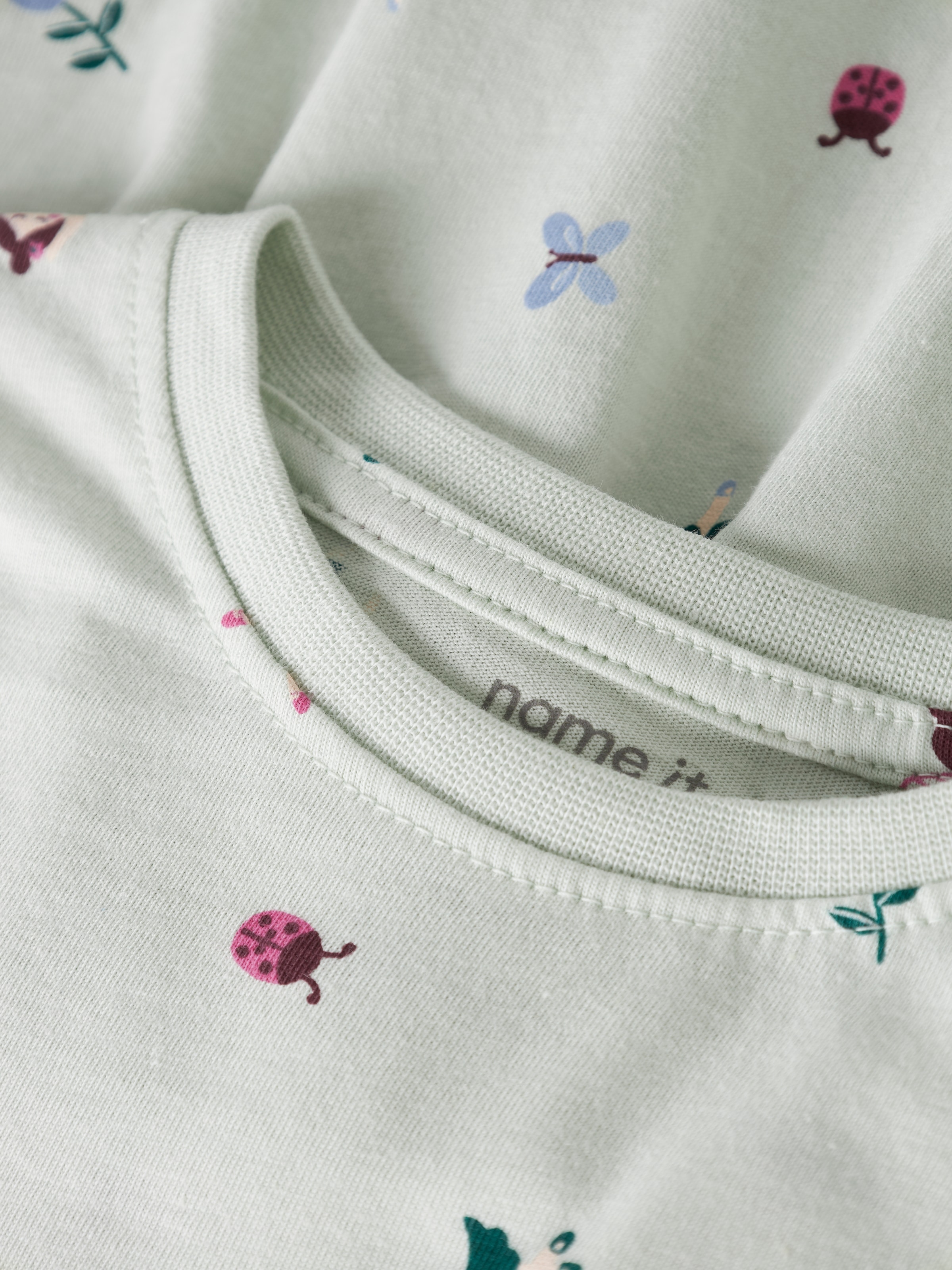 Name It Jerseykleid »NMFVIGGA CAPSL DRESS F1 NOOS« Baumwolle, regular fit