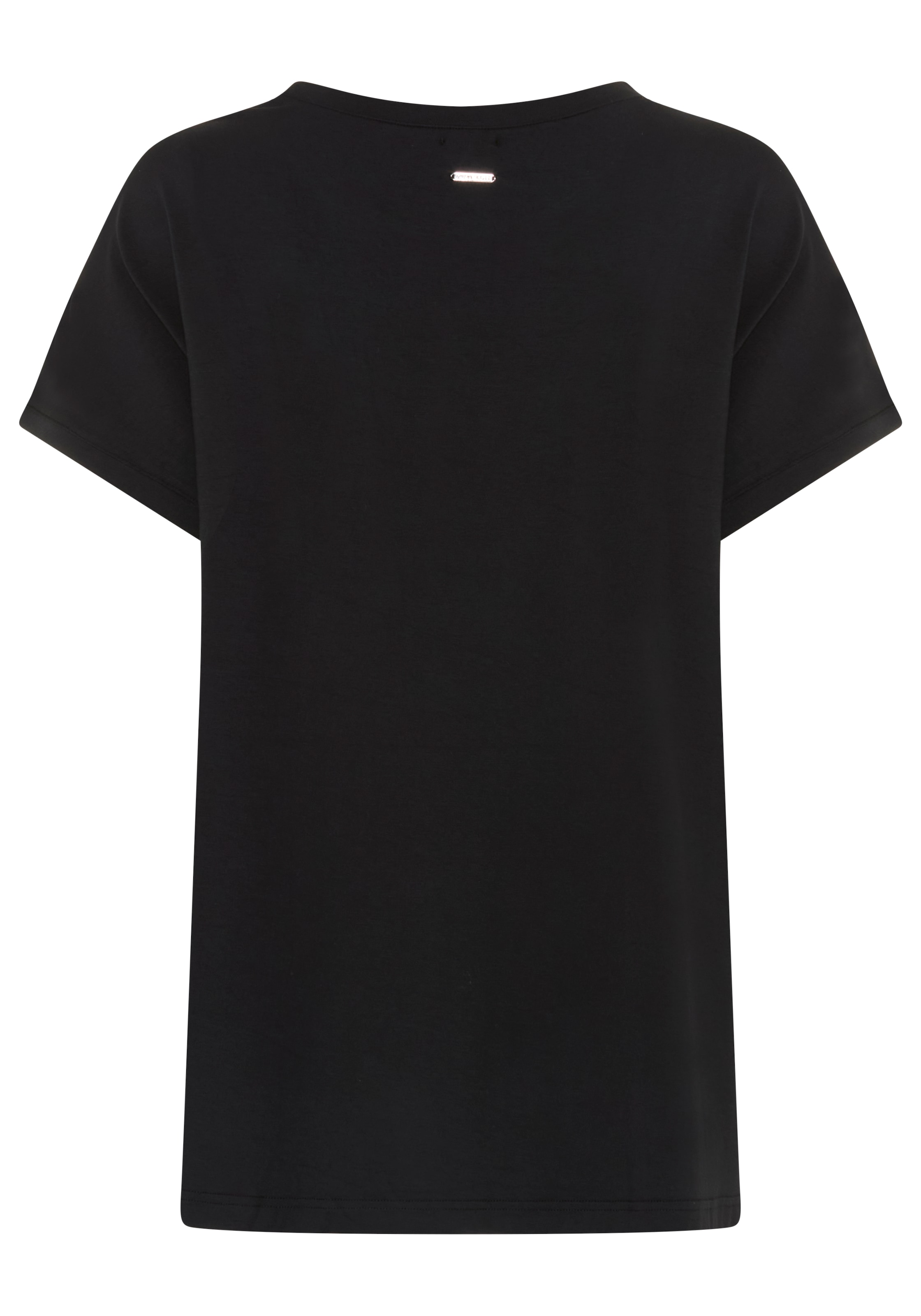 Laura Scott CURVE T-Shirt figurumspielende Passform, mit Rundhalsausschnitt und Spitzendetails